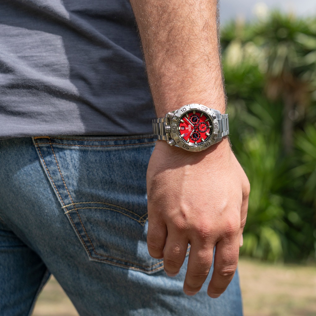 Festina Chronograph »The Originals/Diver« Quarzuhr, Armbanduhr, Herrenuhr, Edelstahlarmband, analog, Tag