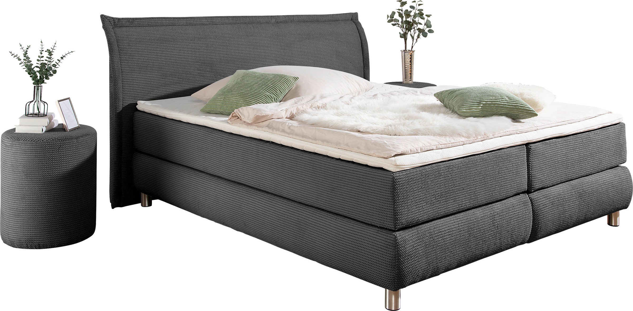 Home affaire Boxspringbett »"Coloma" erhältlich in H2, H3 oder H4 inkl. Top günstig online kaufen