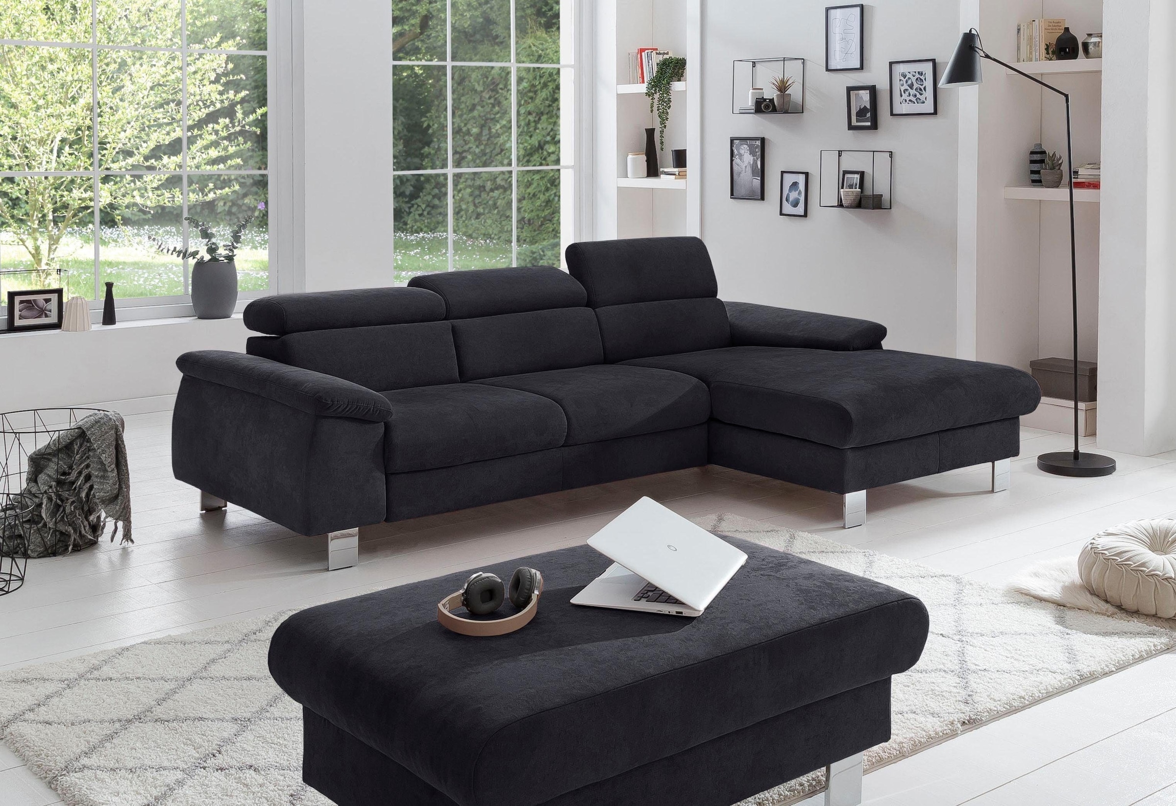 COTTA Polstergarnitur »Komaris L-Form«, (Set), Set bestehend aus: Ecksofa m günstig online kaufen