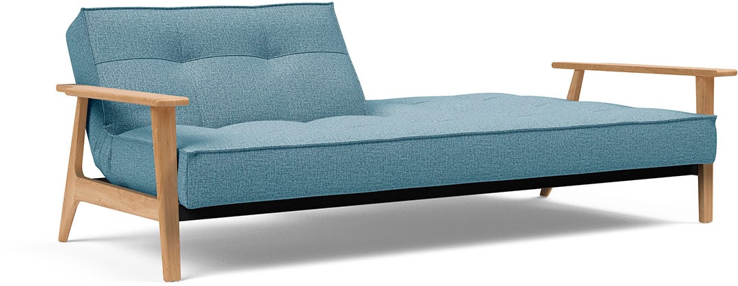 INNOVATION LIVING ™ Schlafsofa »Splitback Frej, Dauerschlafsofa, bequem mit Federkernunterfederung«, mit stabilen Armlehnen, in skandinavischem Design