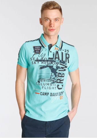 CAMP DAVID Poloshirt, mit Seitenschlitzen kaufen