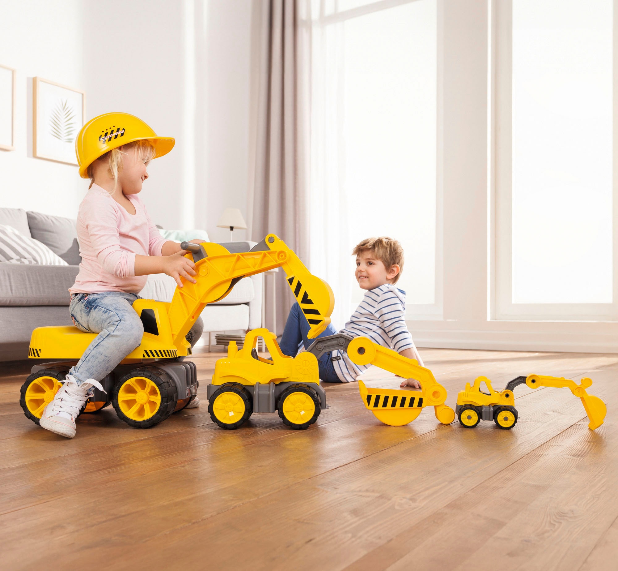 BIG Spielzeug-Bagger »BIG Power Worker Maxi Digger«, Aufsitz-Bagger, Made in Germany