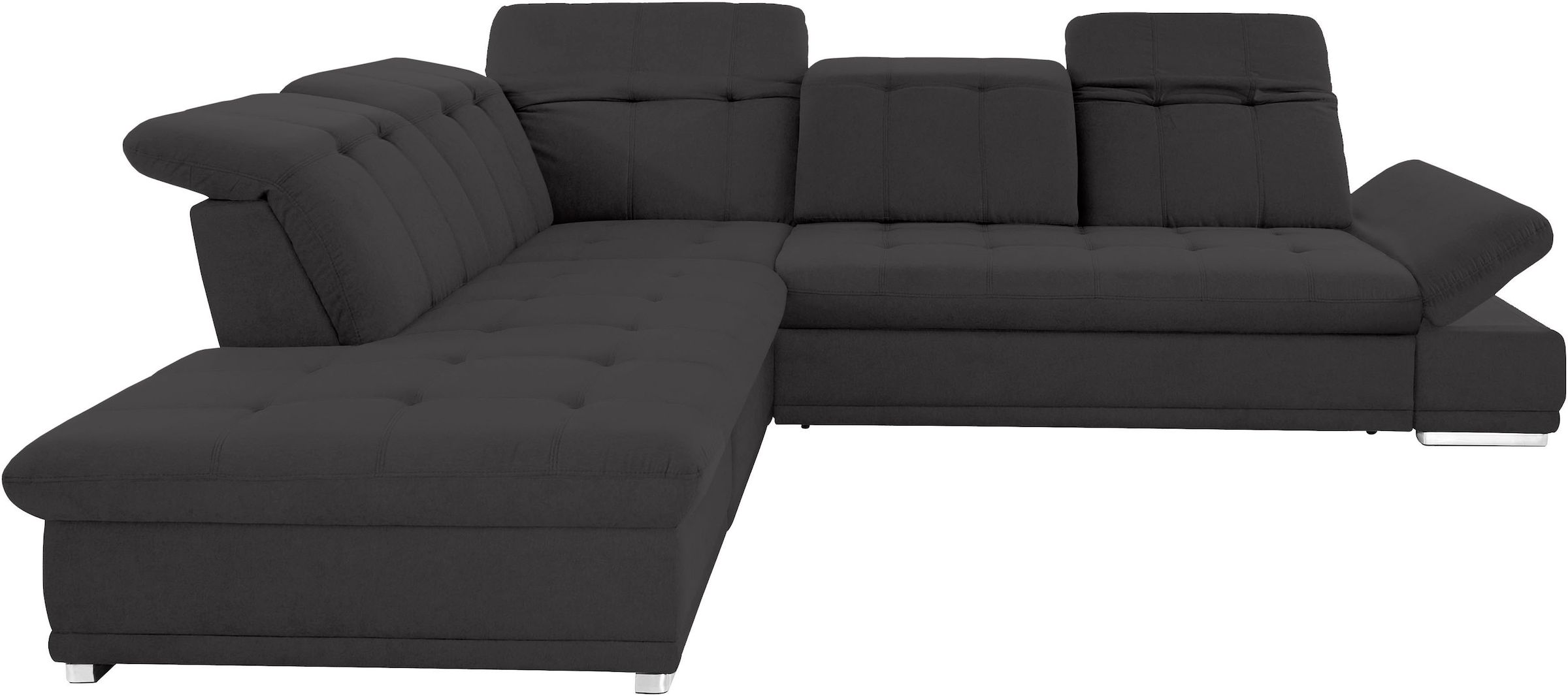 COTTA Ecksofa »Holiday L-Form mit Sitztiefen-, Armteil- und Kopfteilverstellung« wahlweise mit Bettfunktion & Bettkasten