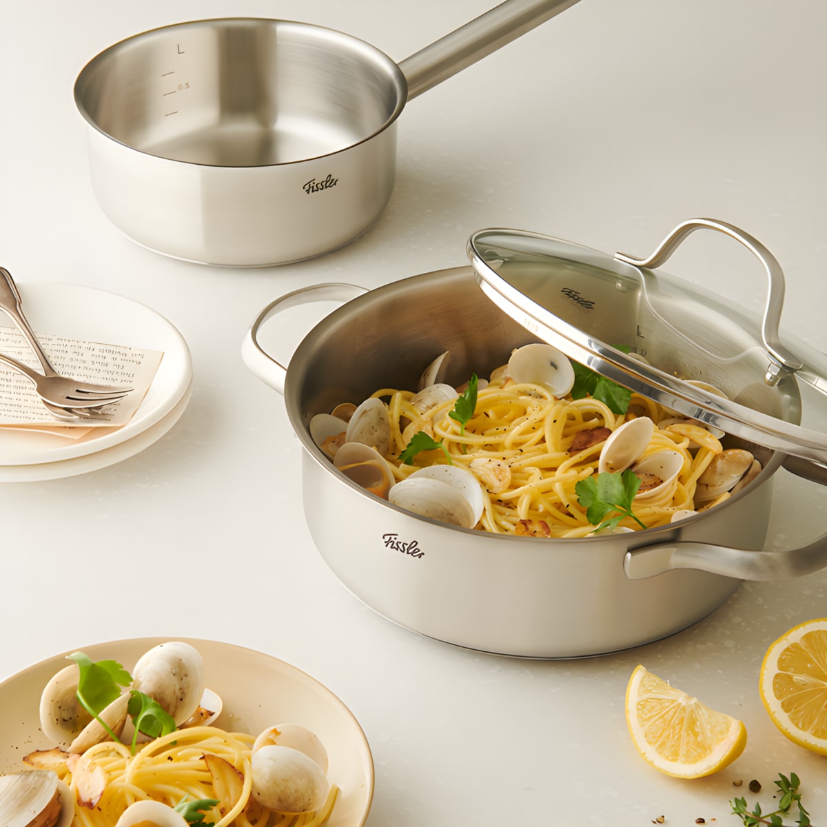 Fissler Bratentopf »San Francisco«, Edelstahl 18/10, (2 tlg.)