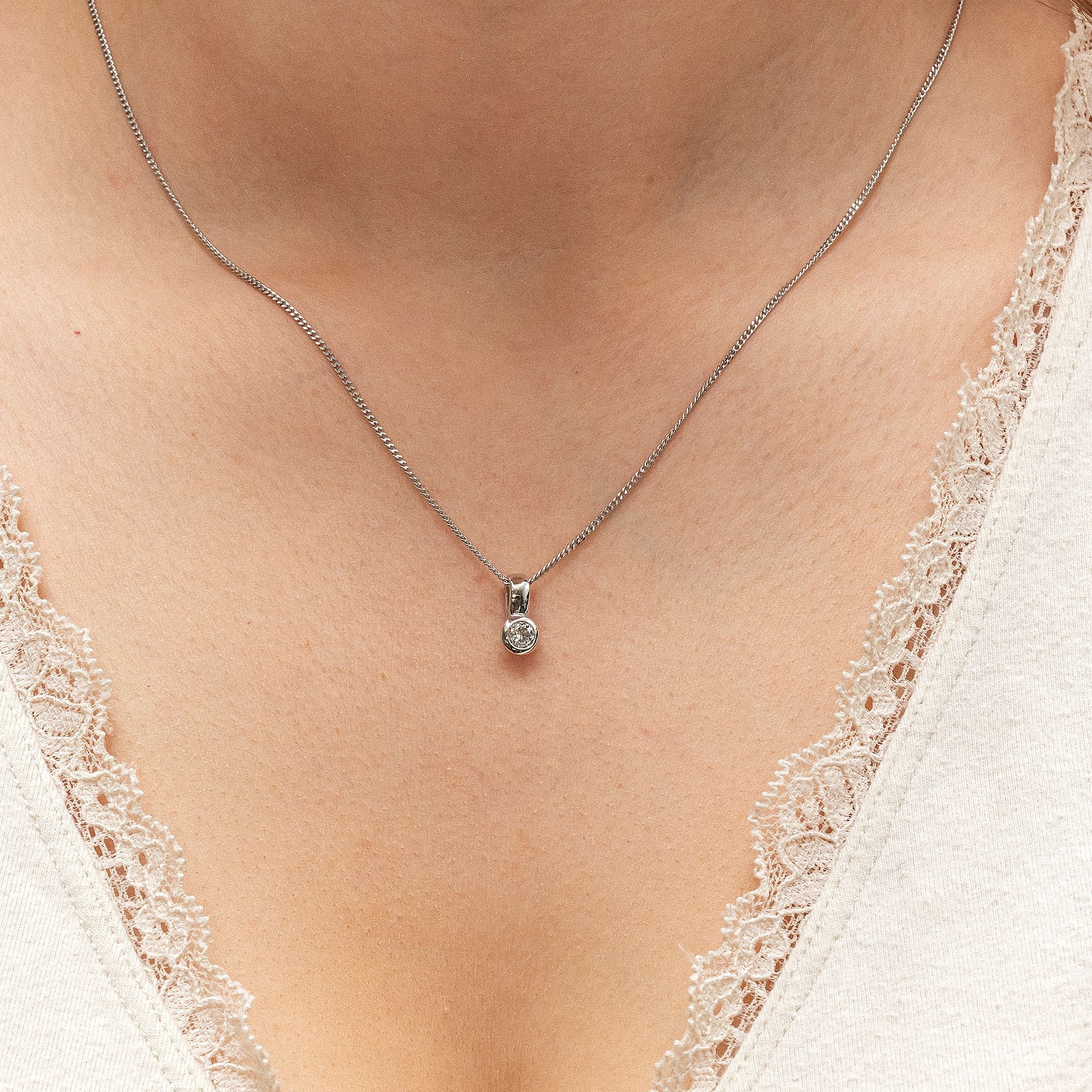 Diamonds by Ellen K. Kette mit Anhänger »585 Gold Brillant 0,20ct.«