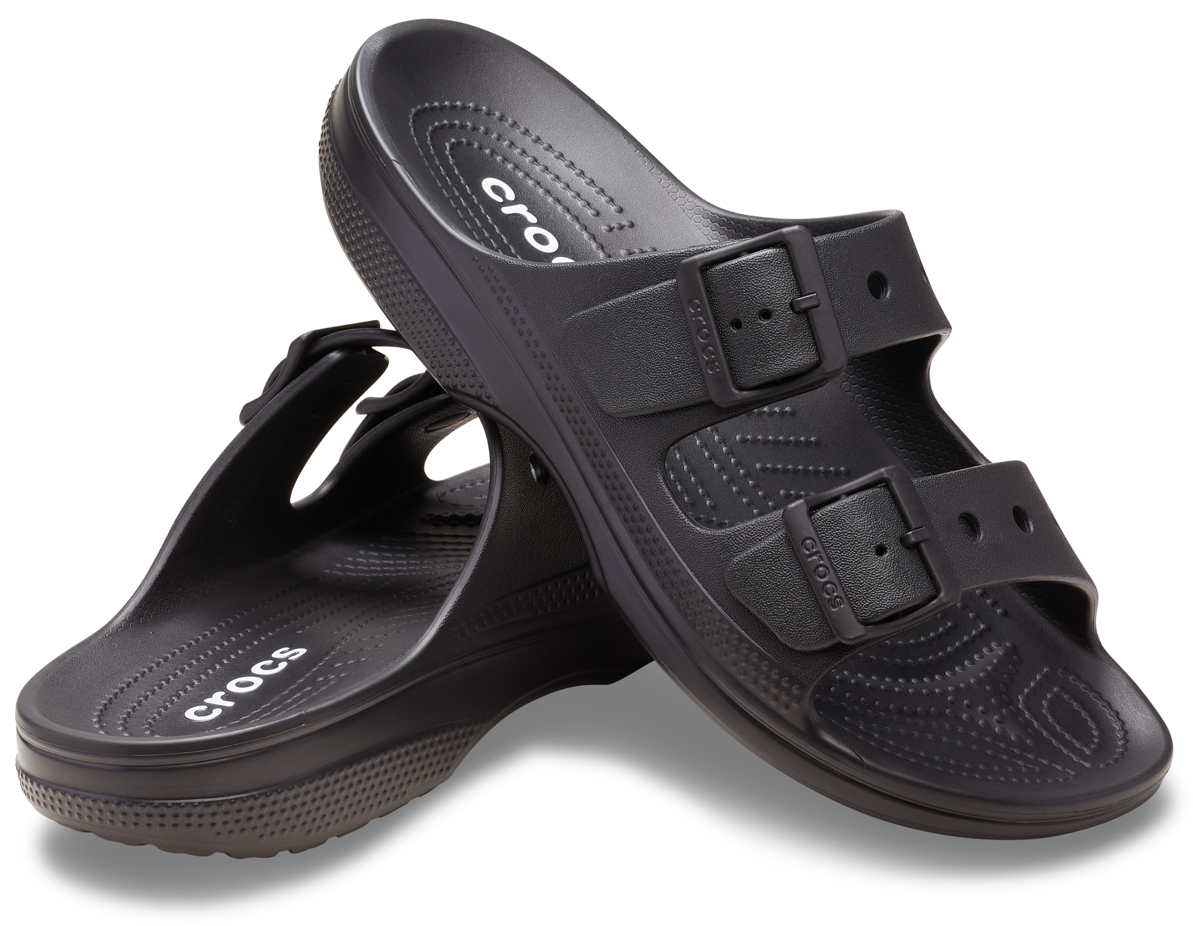 Crocs Pantolette »Saturday Sandal«  Sommerschuh, Strandschuh, Badeschuh mit Fußbett aus Croslite™-Schaum