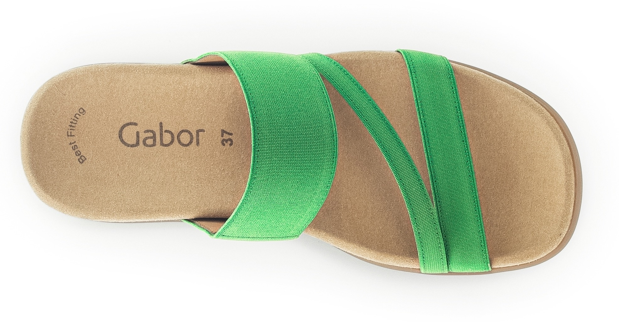 Gabor Pantolette, Keilabsatz, Sommerschuh, Schlappen in sommerlicher Farbpalette