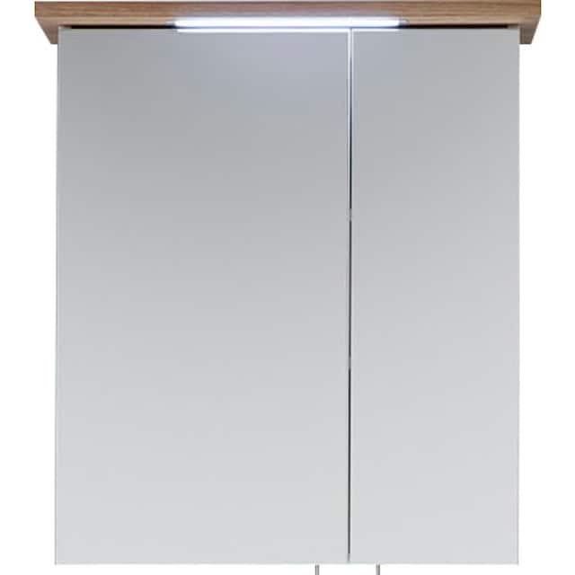 PELIPAL Spiegelschrank »Quickset 923/947«, Breite 60 cm, 2-türig,  eingelassene LED-Beleuchtung, Steckdosenbox auf Rechnung bestellen