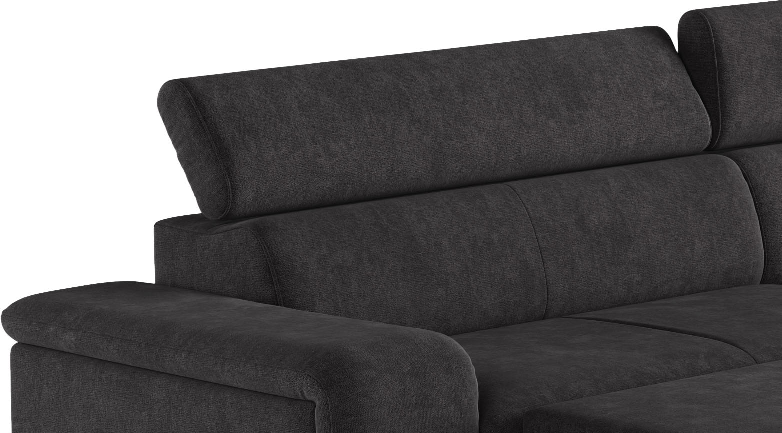 COTTA Ecksofa »Emma L-Form«, mit Kopfteilverstellung, wahlweise mit Bettfunktion & Bettkasten