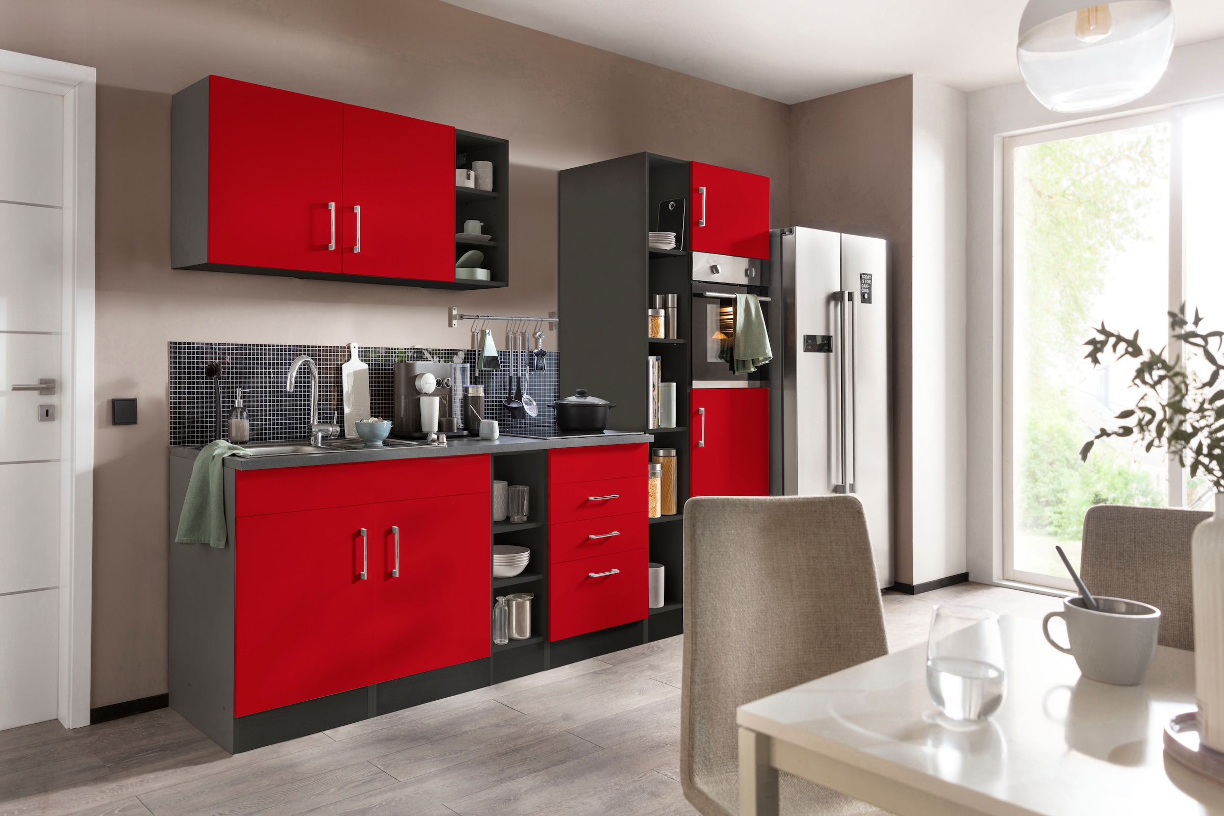 KOCHSTATION Küchenzeile »KS-Paris – Küchen mit einzigartigen Fotomotiven au günstig online kaufen