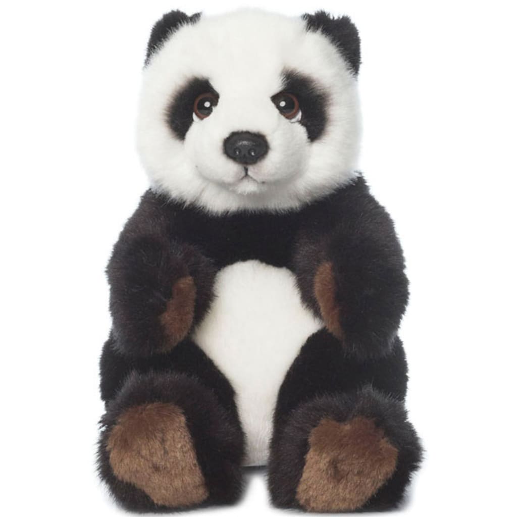 WWF Kuscheltier »Panda sitzend 15 cm«, zum Teil aus recyceltem Material