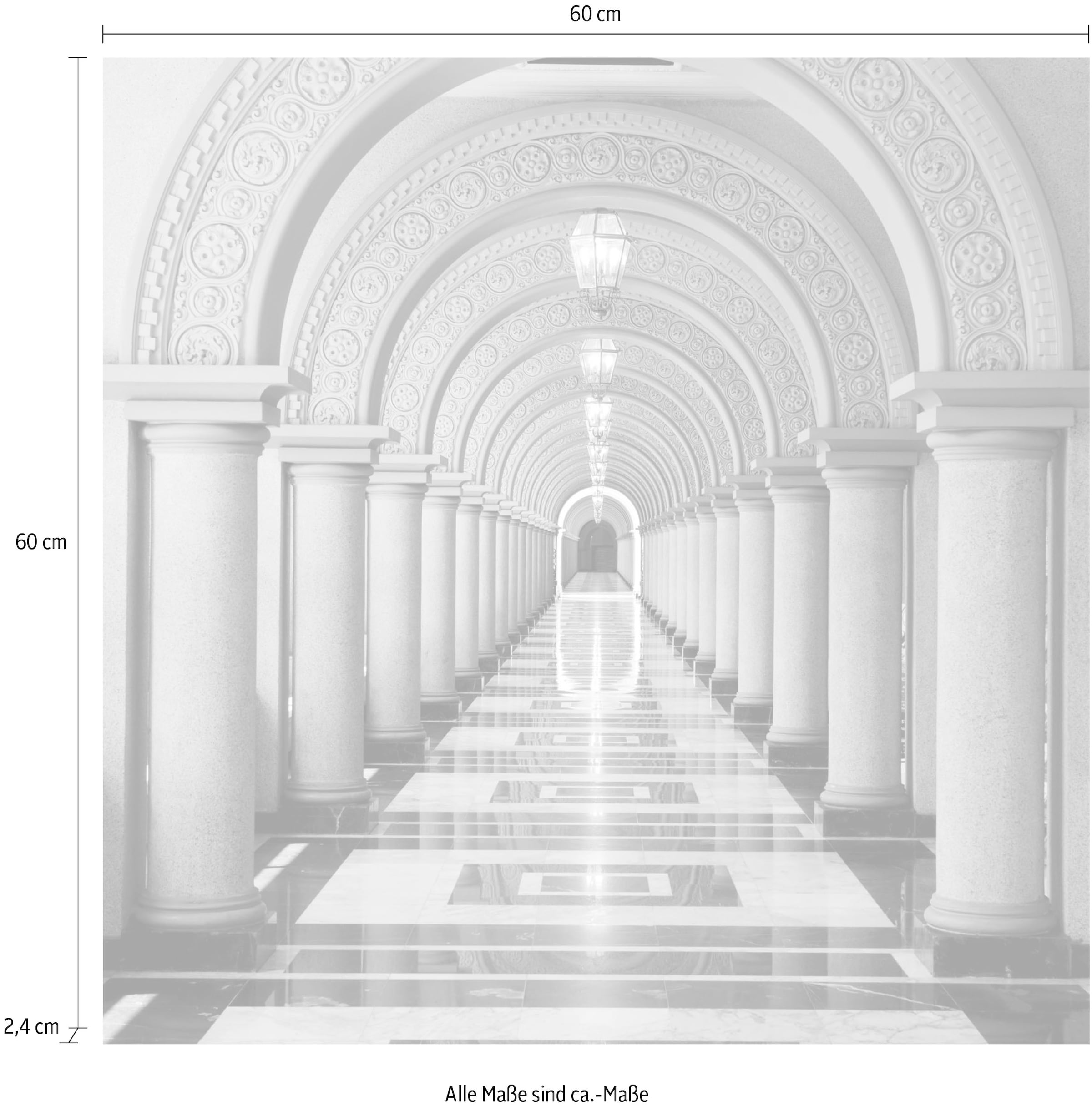 queence Acrylglasbild »Durchgang« Elemente der Architektur | Gebäude | Religion | Spa | Spa Bilder Fine Art-Print in Galeriequalität