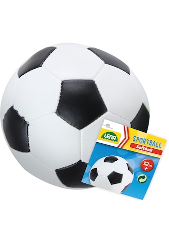 Softball »Soft-Fußball 18 cm, schwarz/weiß«