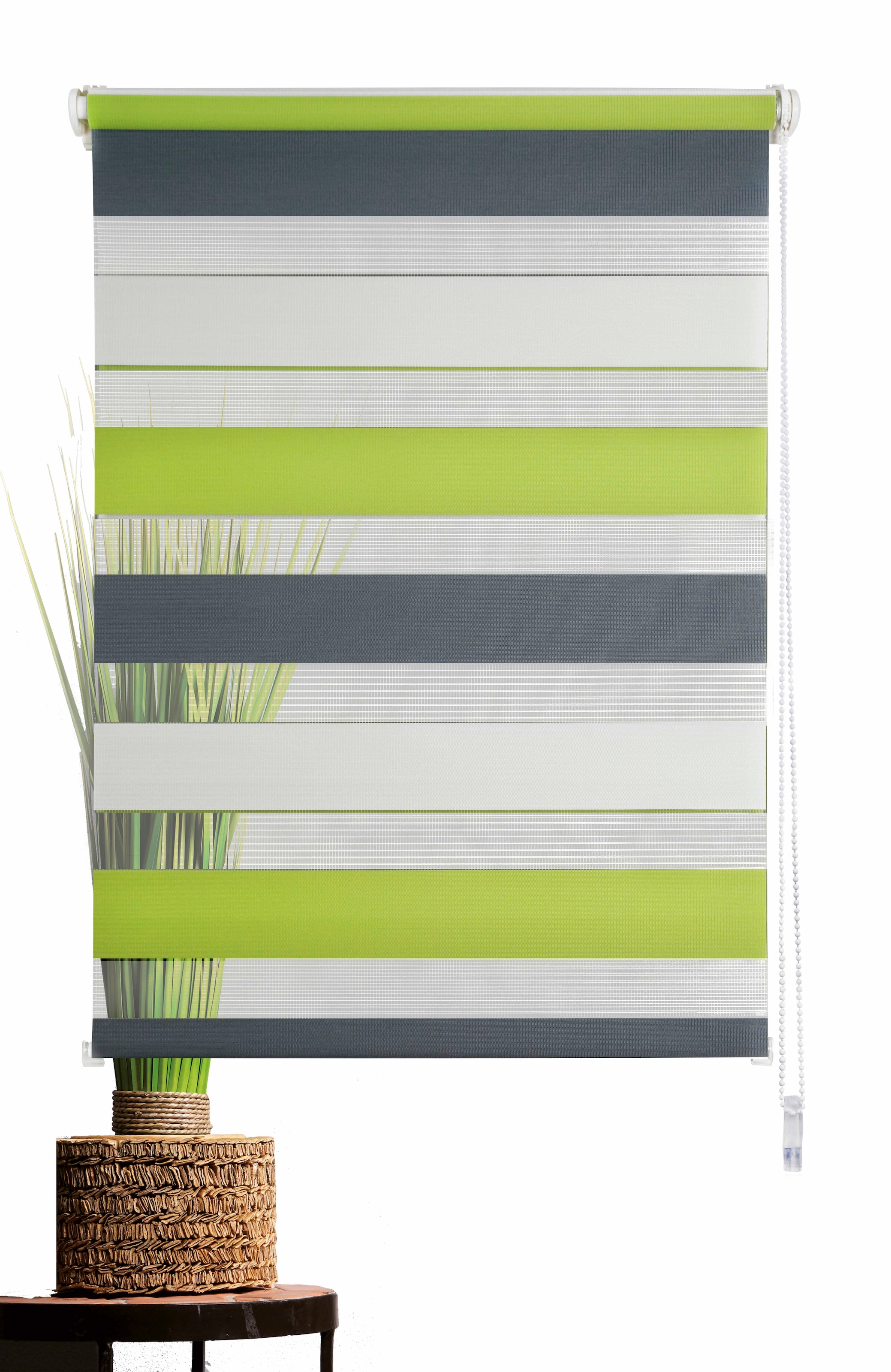 mydeco Doppelrollo »Just-Triple«, Lichtschutz, ohne Bohren, freihängend