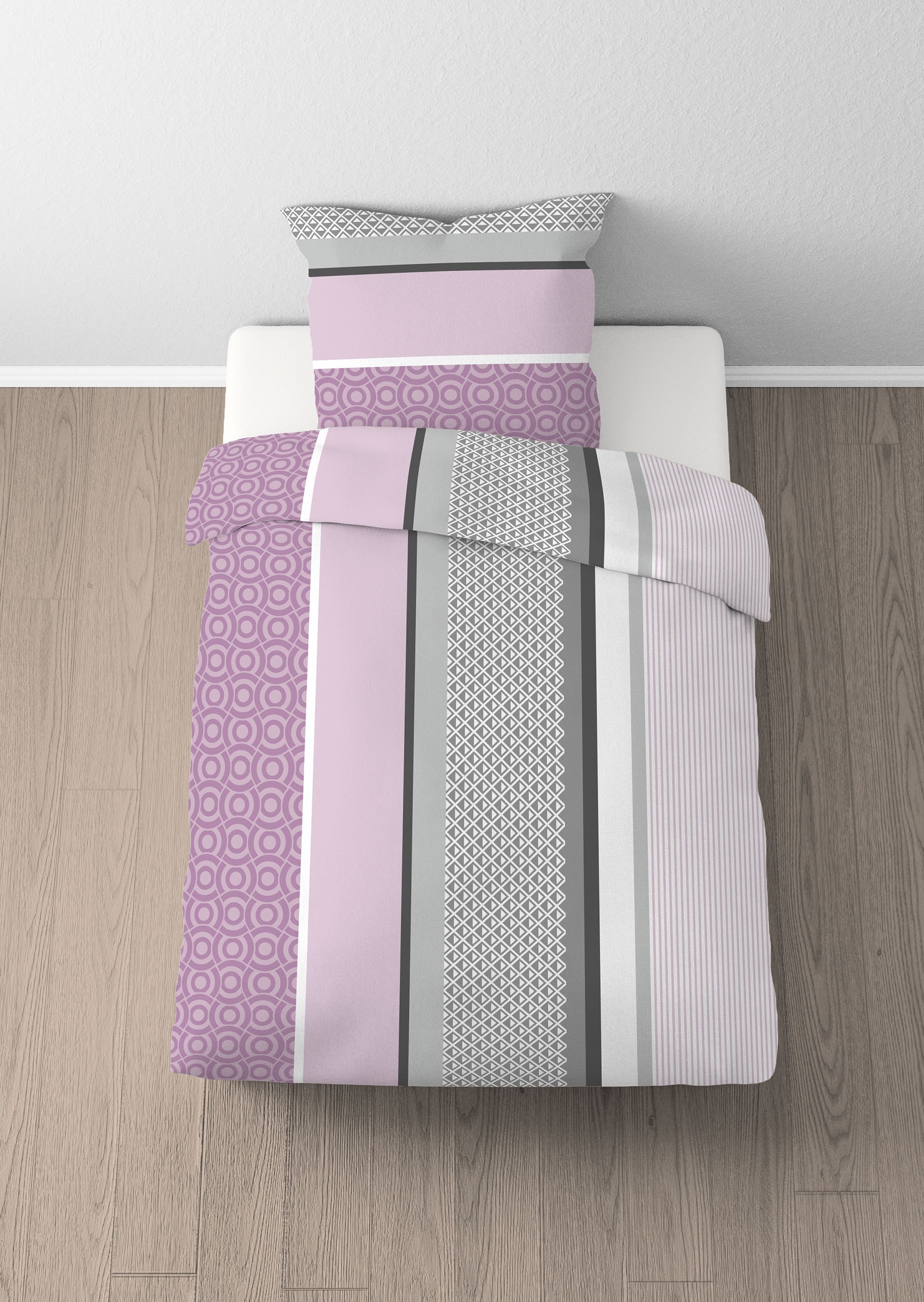 Castell - Markenbettwäsche Bettwäsche »0330457«, Polar-Fleece, absolut flauschig, weich + wohlig warm, pflegeleicht