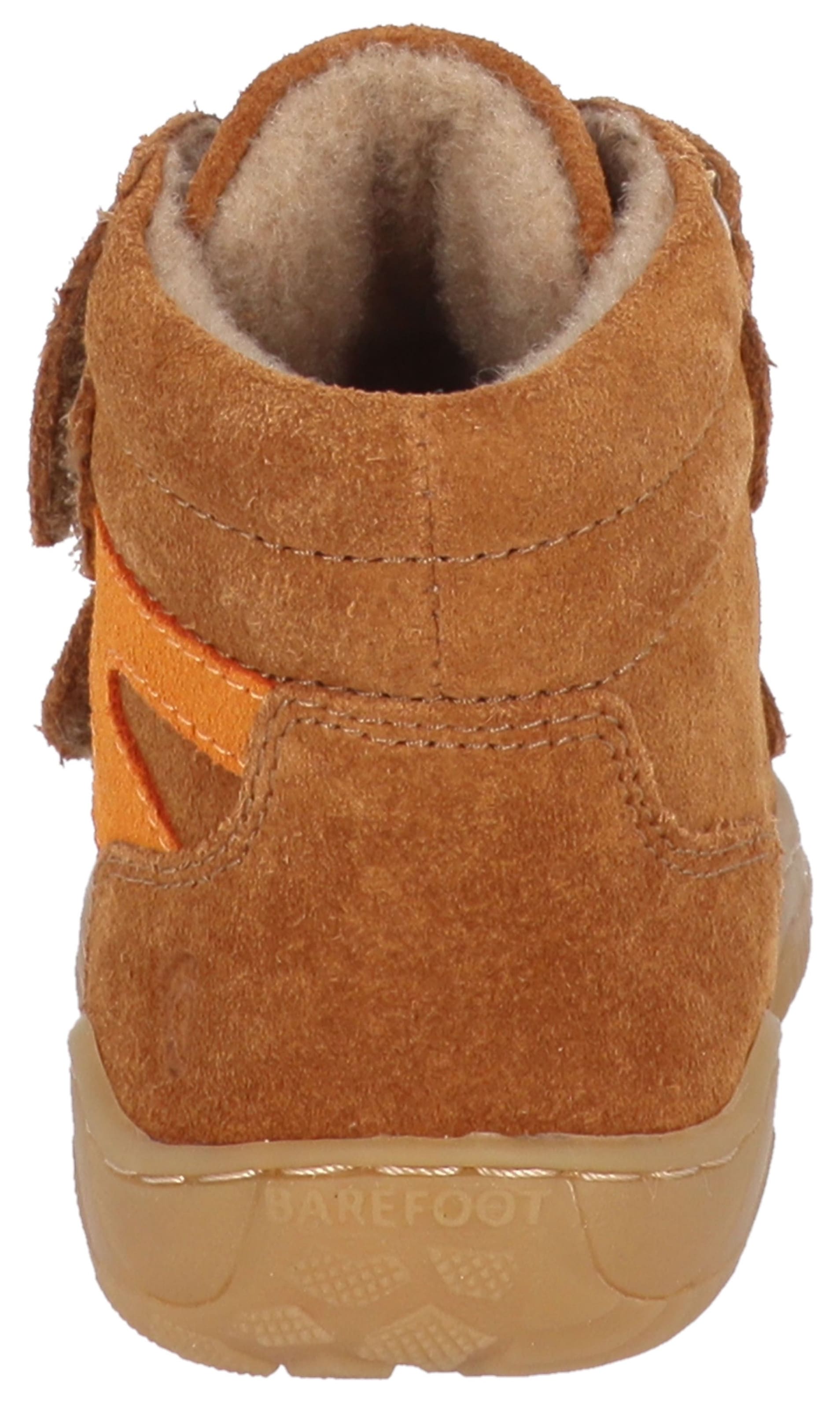 Lurchi Barfußschuh »Samu Barefoot«  Klettschuh, mit Kontrastbesatz, Größenschablone zum Download
