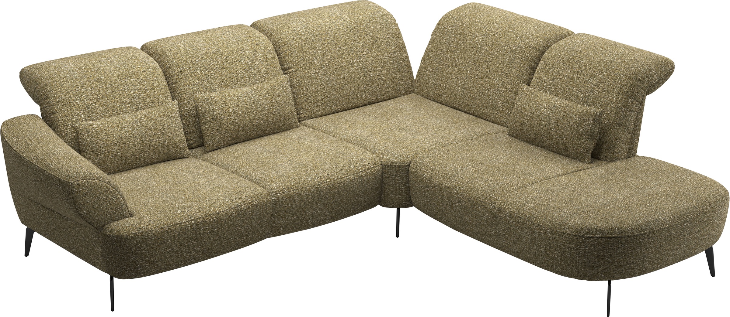 sit&more Ecksofa »Dance«, inkl.System Click&Seat und Sitztiefenverstellung