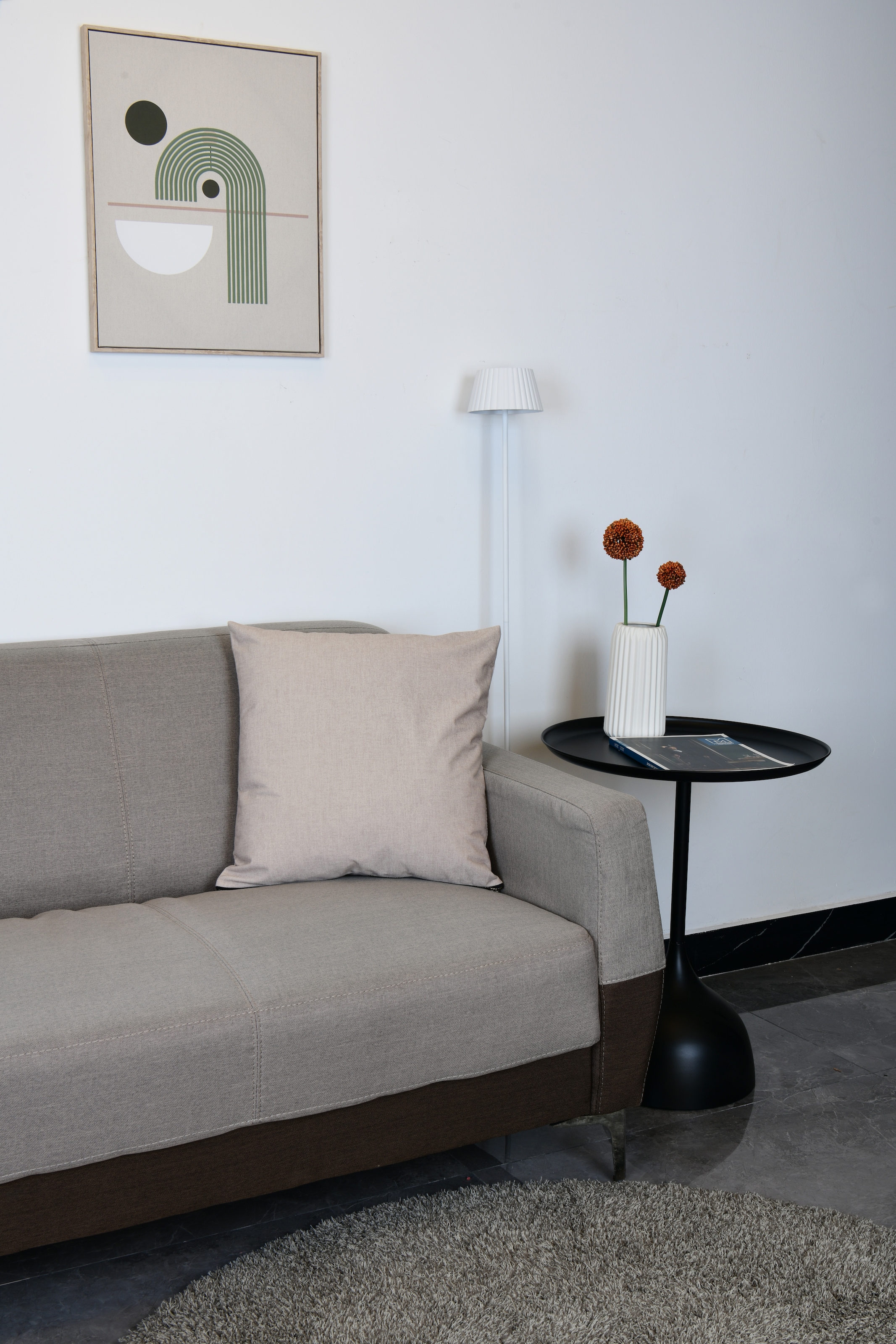 MIRRORS AND MORE Dekokissen »NED« unifarben, Dekokissen mit Füllung