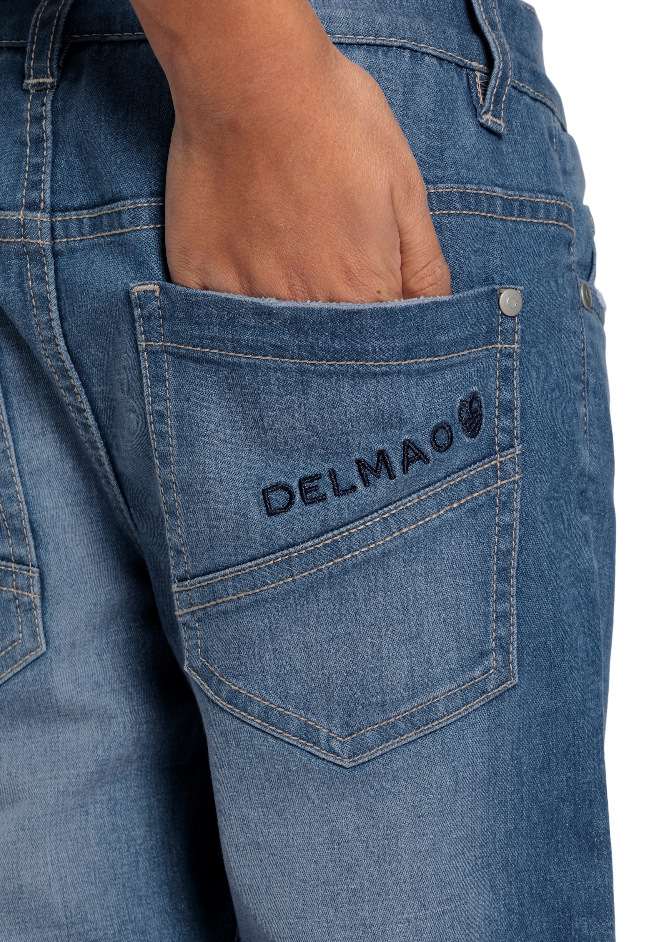 DELMAO Stretch-Jeans »für Jungen«, in bequemer Stretchqualität