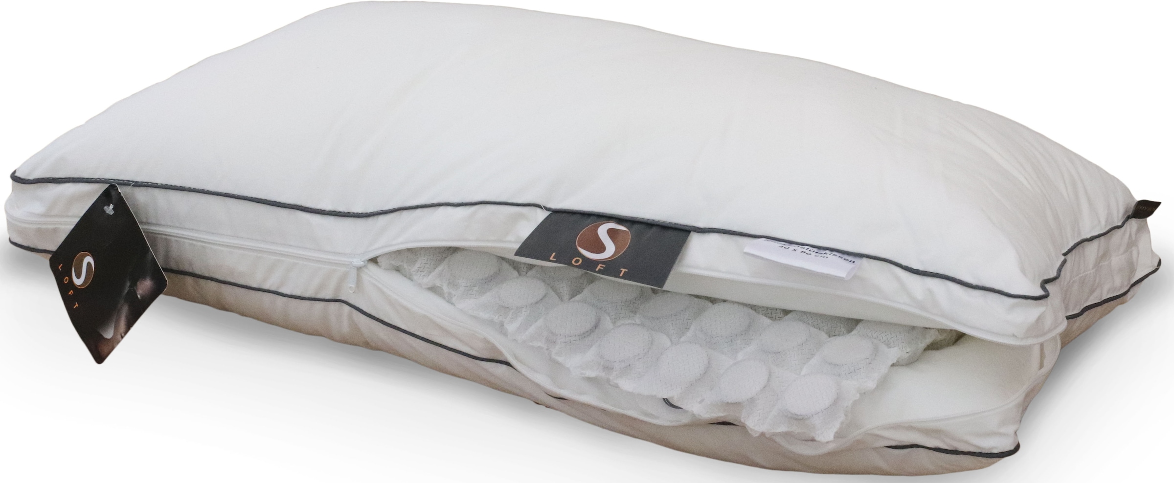 Stendebach Nackenstützkissen »S-Loft Spring, Allergiker geeignet (Hausstaub günstig online kaufen