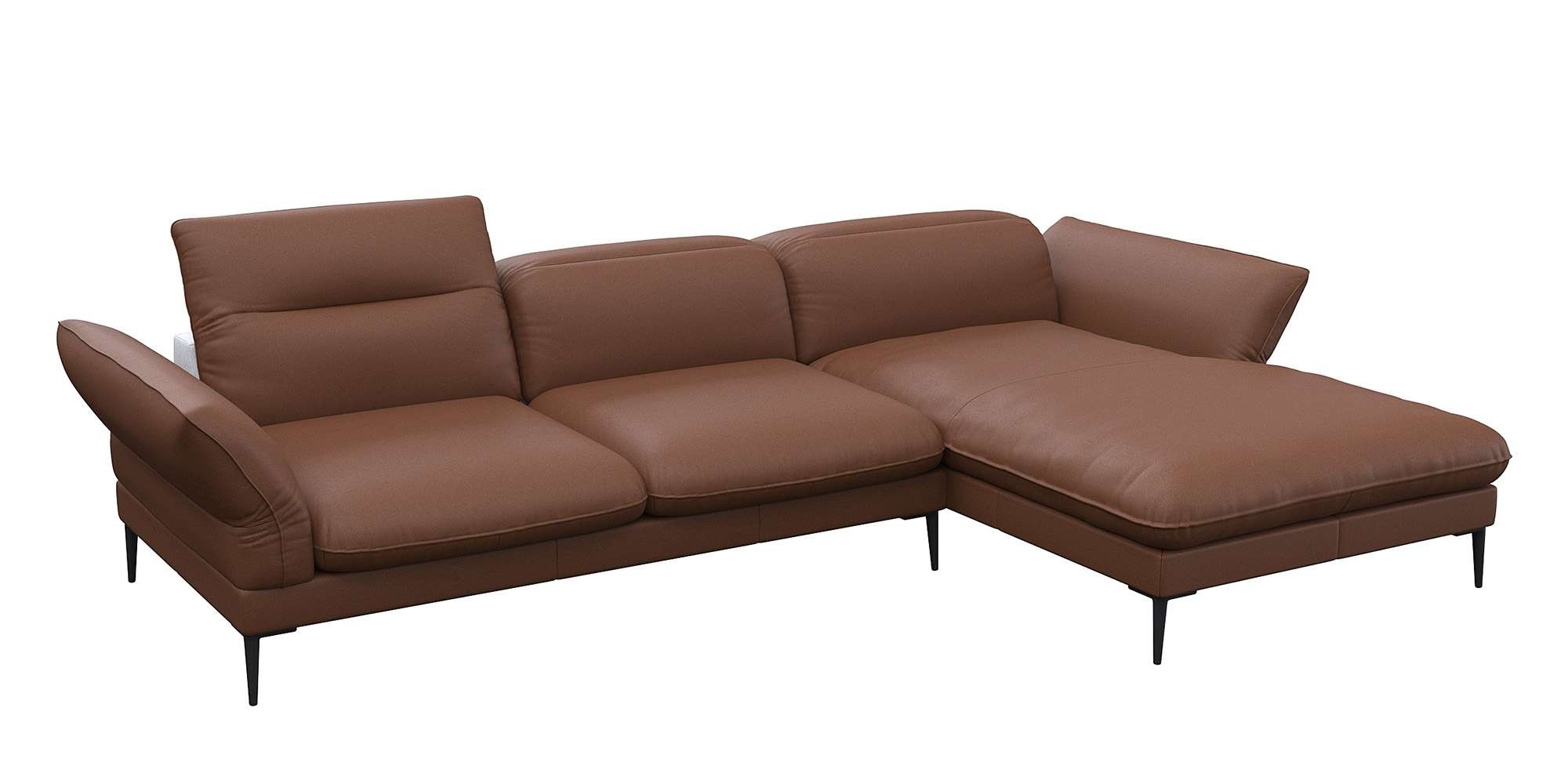 FLEXLUX Ecksofa »Salino, Funktionssofa mit Recamiere, Relaxsofa, Ecksofa«, günstig online kaufen