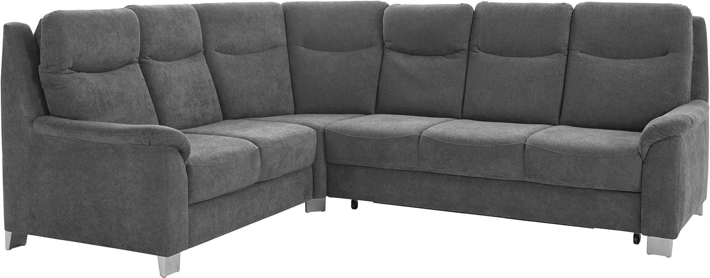 sit&more Ecksofa »Boccaccio L-Form«, mit Federkern und Kopfteilverstellung, wahlweise mit Bettfunktion
