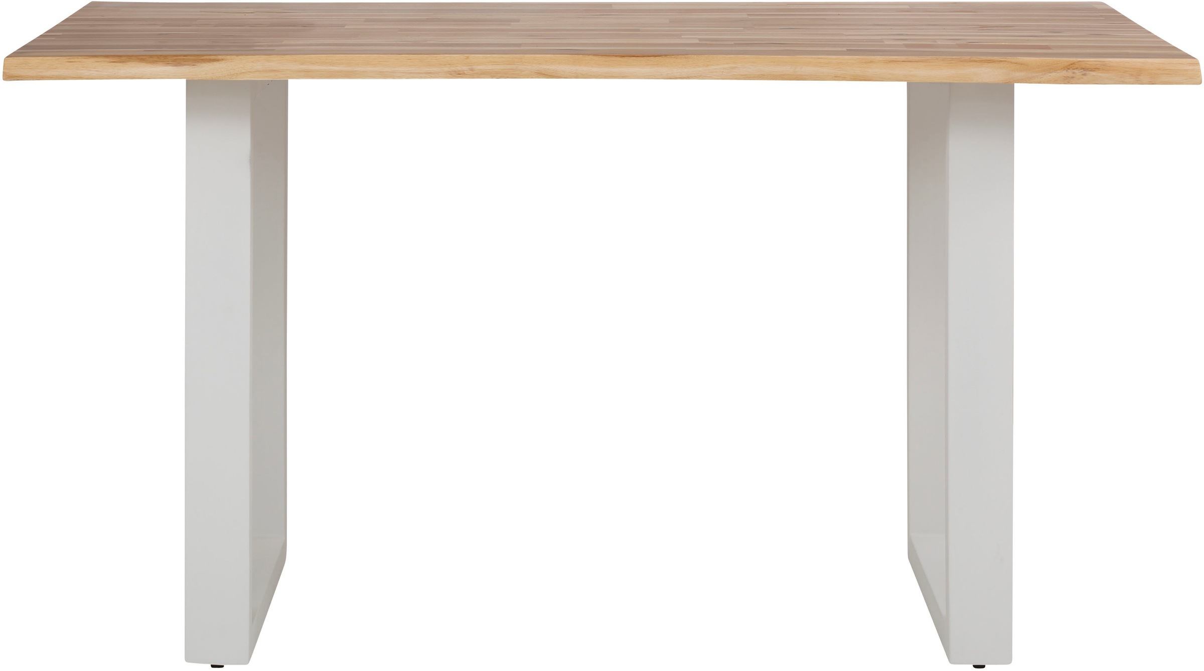 Home affaire Esstisch »Melody«, Akazienholz, mit Metallfußgestell Breite 140 cm