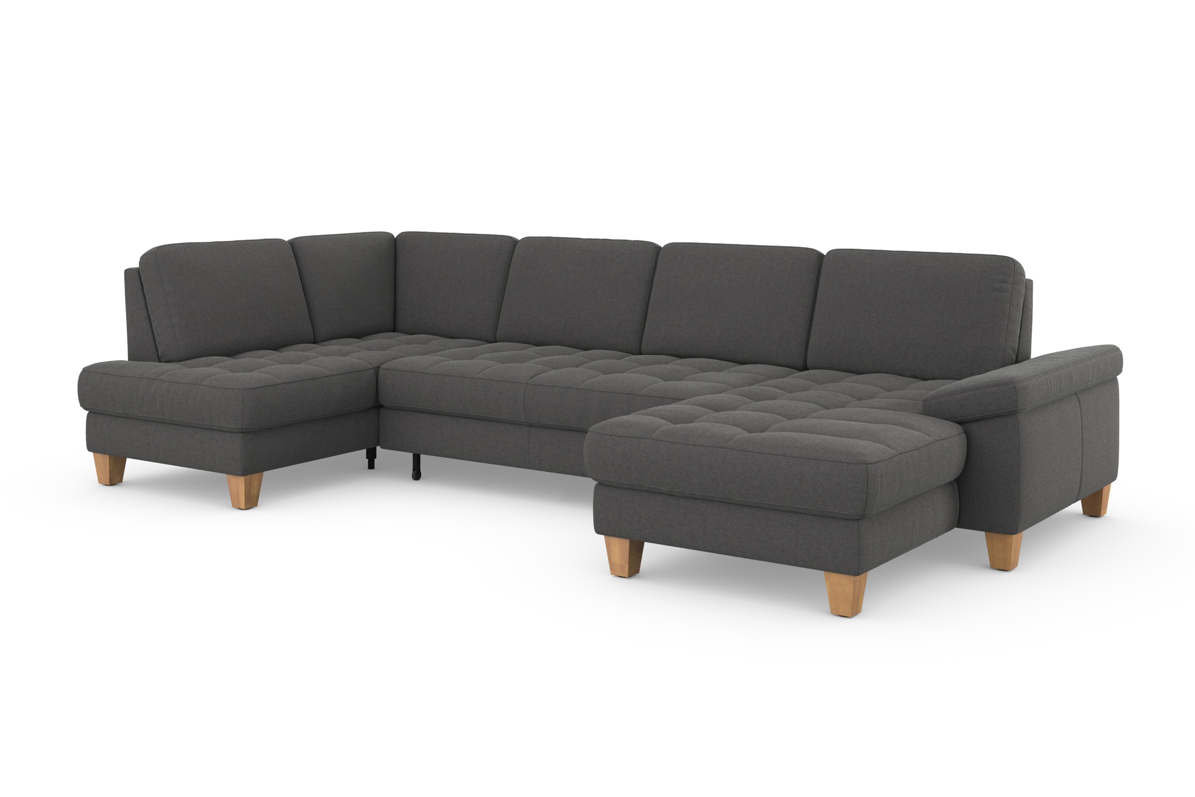 sit&more Wohnlandschaft »Westham U-Form«, wahlweise mit Bettfunktion, Bettkasten, Sitztiefenverstellung