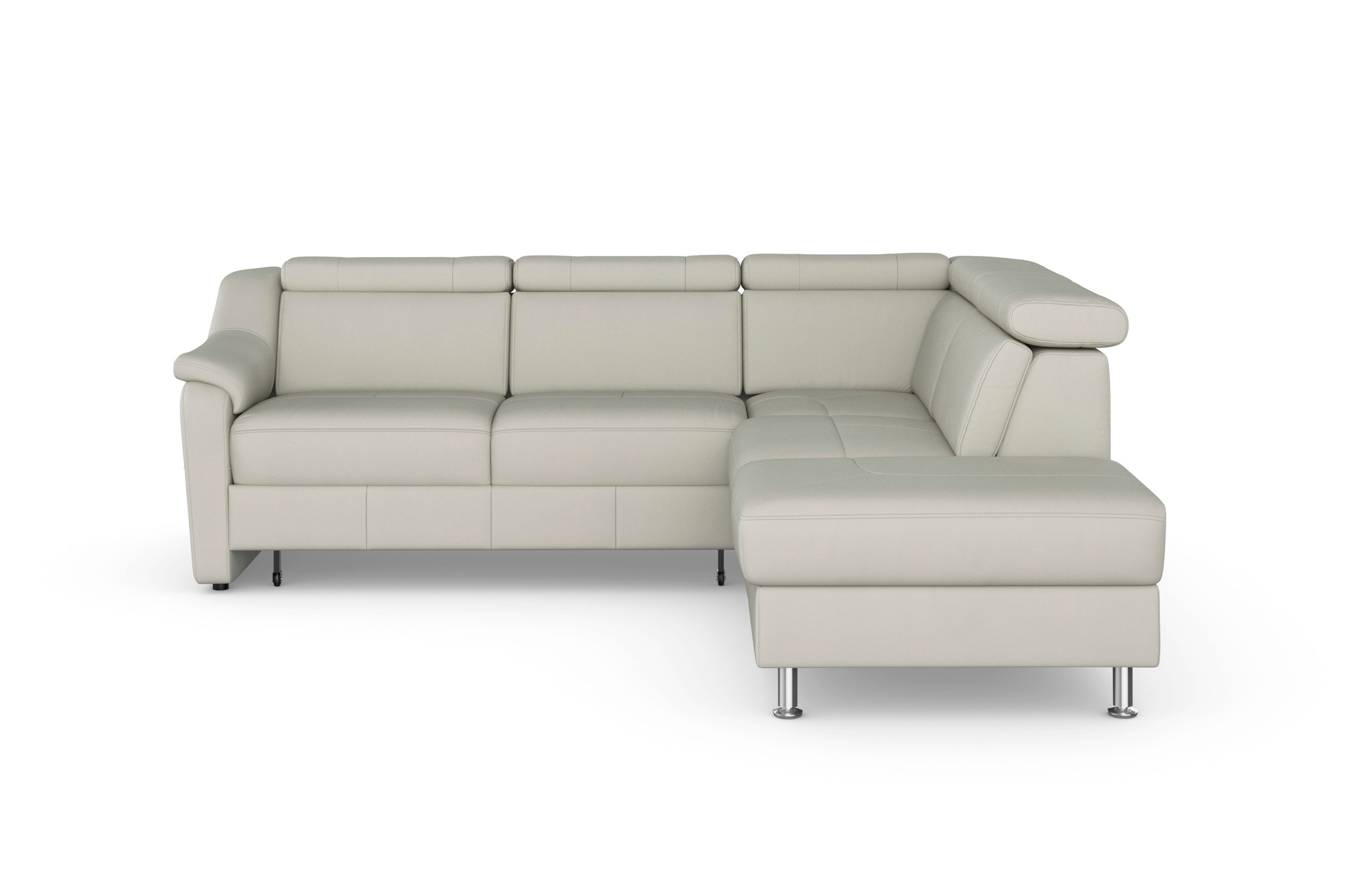 sit&more Ecksofa »Freetown L-Form«, inklusive Kopfteilverstellung und komfortablem Federkern