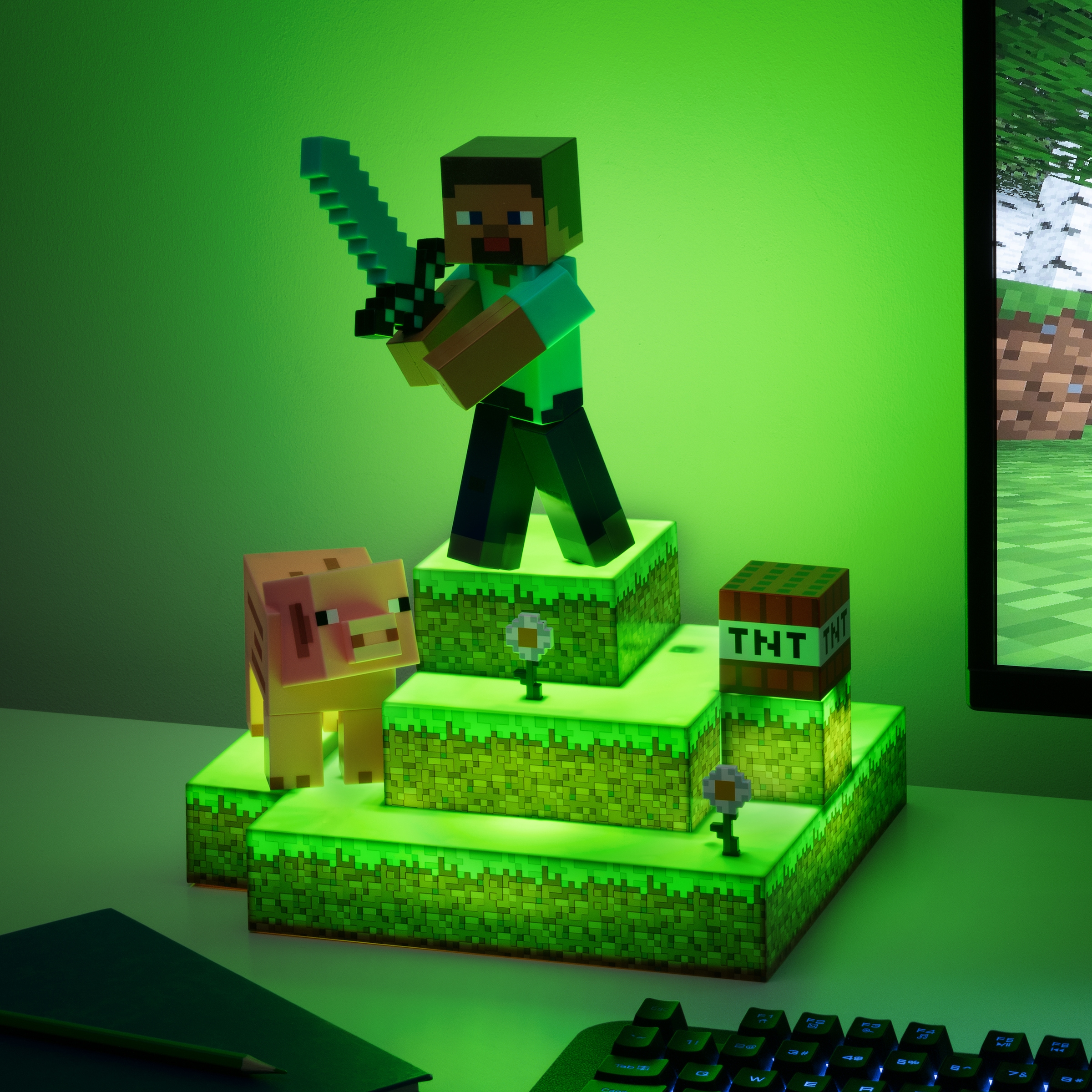 Paladone LED Dekolicht »Minecraft Steve Diorama Leuchte«