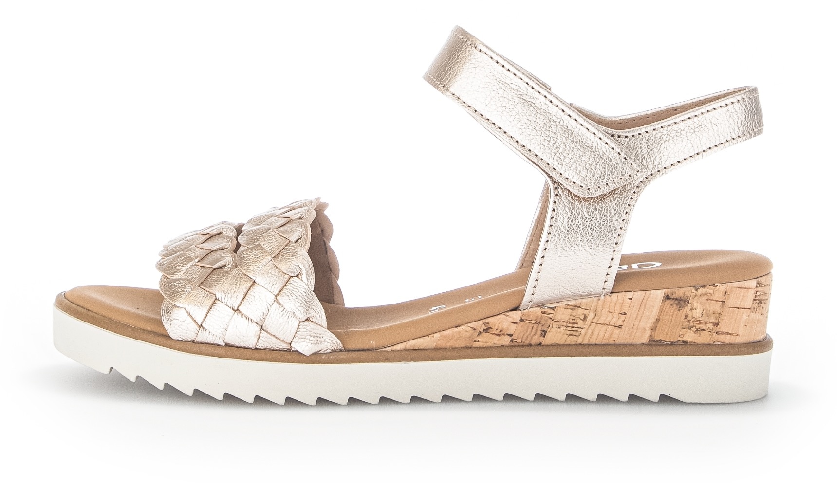 Gabor »GENUA«  , Sommerschuh, Sandale, Keilabsatz, mit Klettverschluss, Weite G