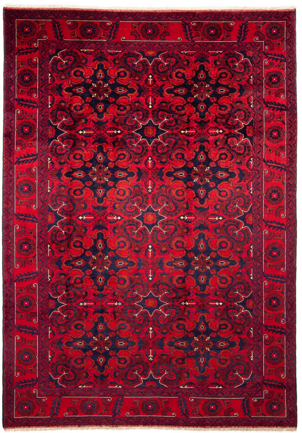 morgenland Orientteppich »Afghan - Kunduz - 282 x 200 cm - dunkelrot«, rech günstig online kaufen