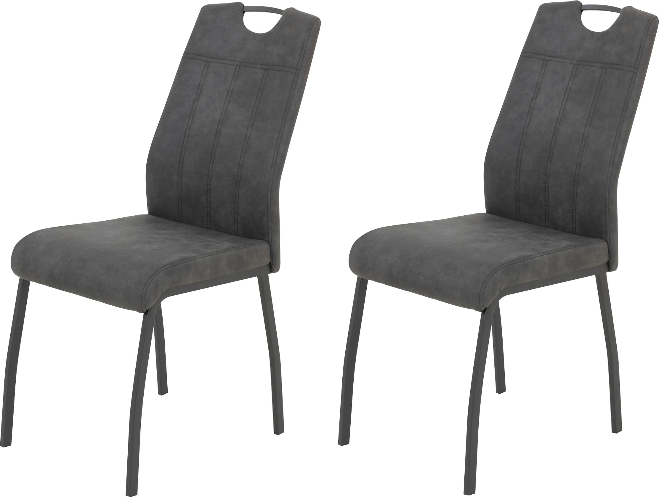 HELA Esszimmerstuhl »ELIF«, (Set), 2 St., Microfaser, 140 Kg Belastbar, Küchenstuhl