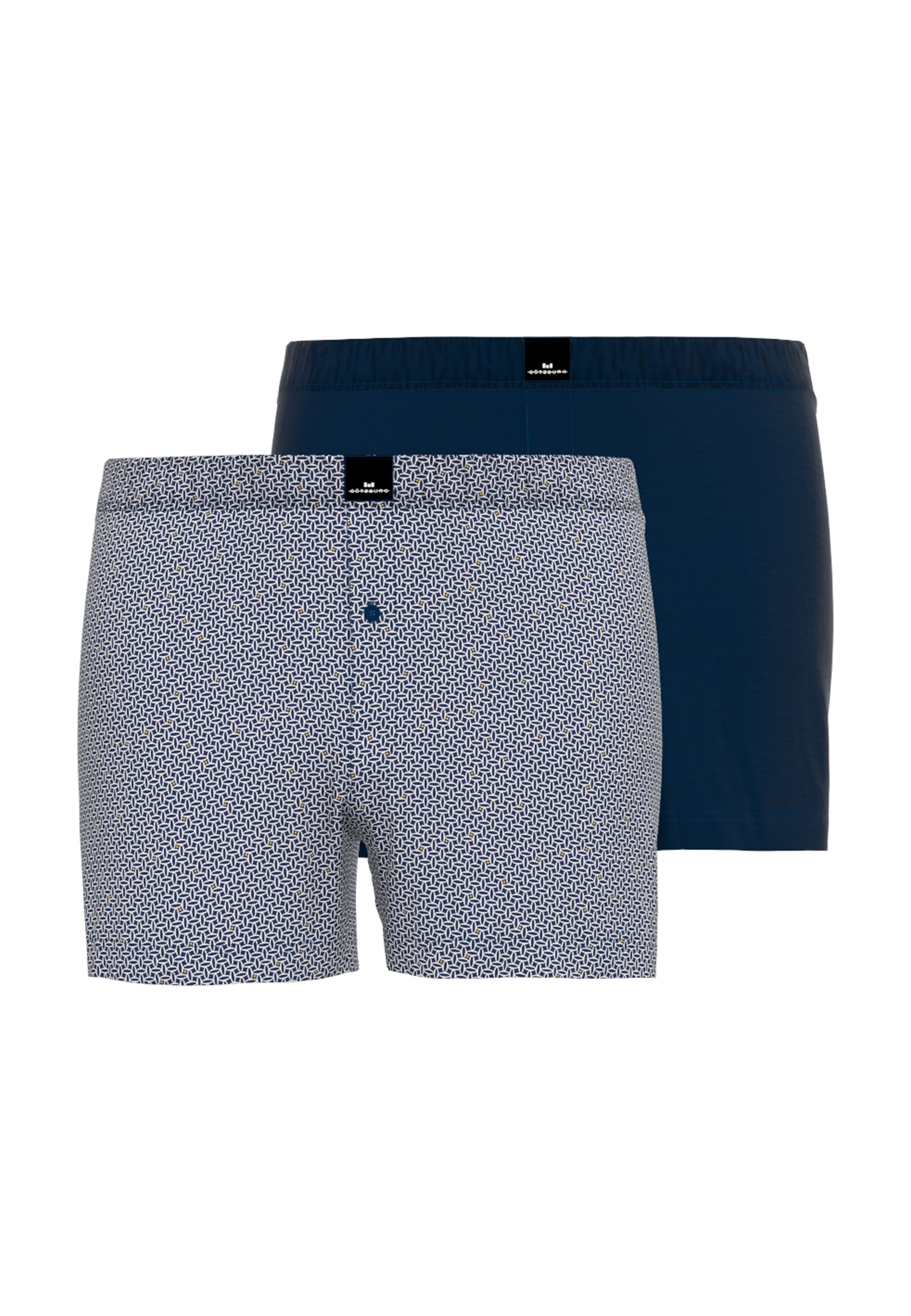 GÖTZBURG Boxer »Brooklyn«, mit Muster, weich, Baumwolle, elastisch, feuchti günstig online kaufen