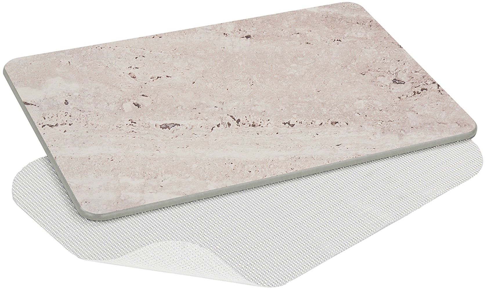 WENKO Badematte »Modell Puna«, schnell trocknend, rutschfest, stark wasserabsorbierend, aus Kieselgur