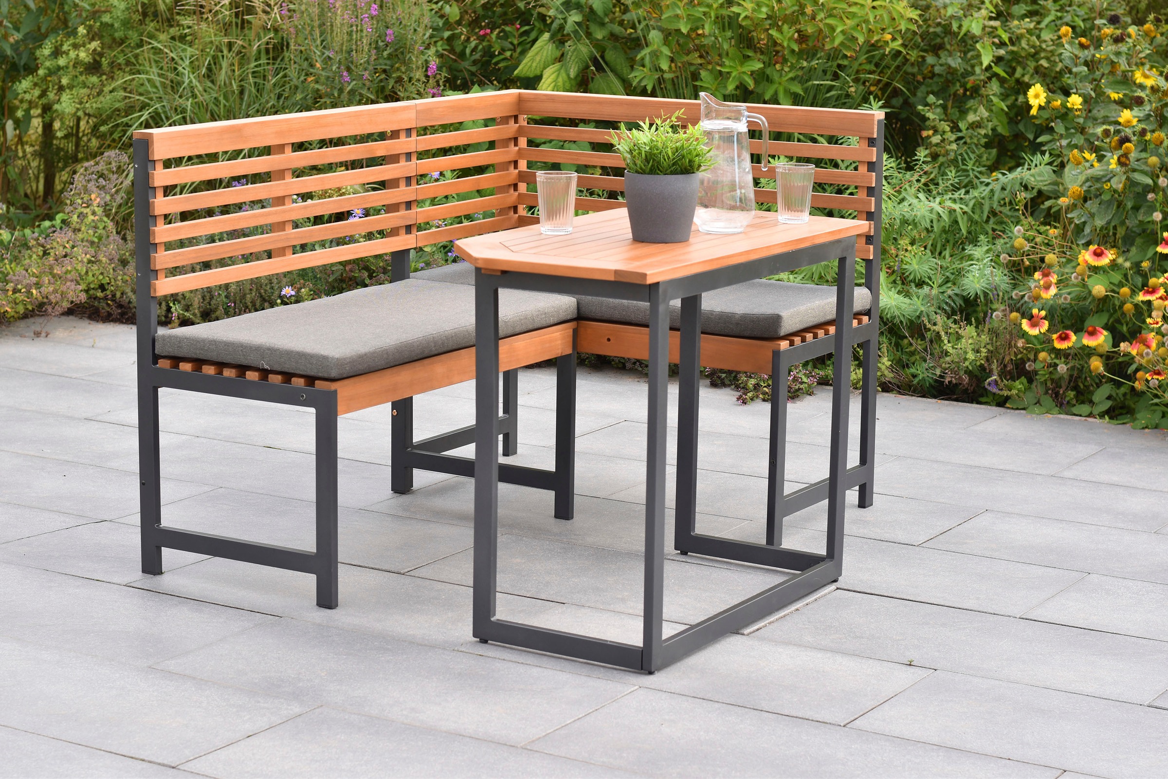 MERXX Eckbankgruppe »»Eckbank Set««, (Set, 3 tlg.), Eckbank und Klappentisc günstig online kaufen