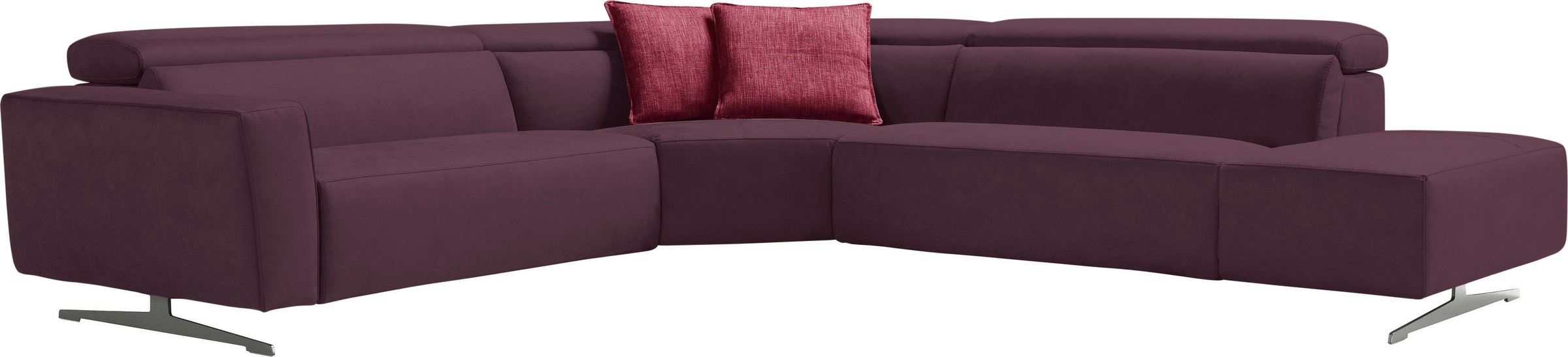 Egoitaliano Ecksofa »Stefanie-e, Designsofa der Extraklasse, bequem mit hoh günstig online kaufen