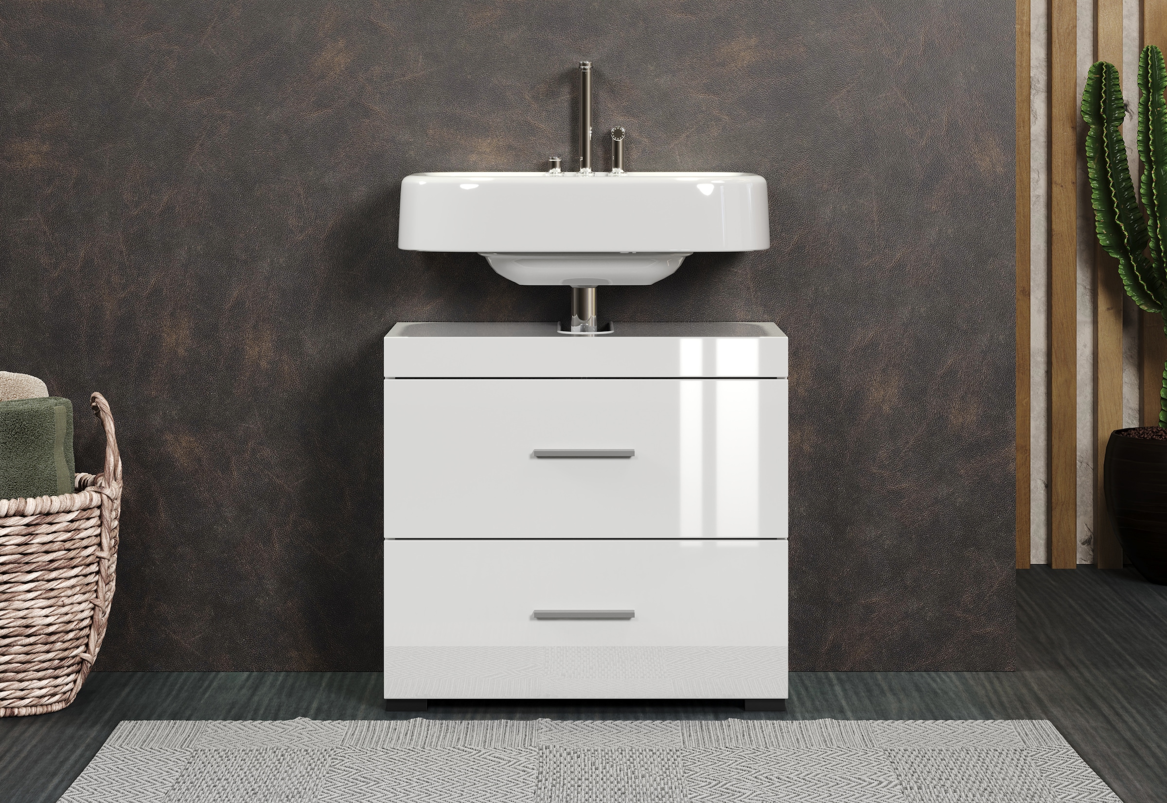 welltime Waschbeckenunterschrank »Avena« 1 Stk. tlg. günstig online kaufen