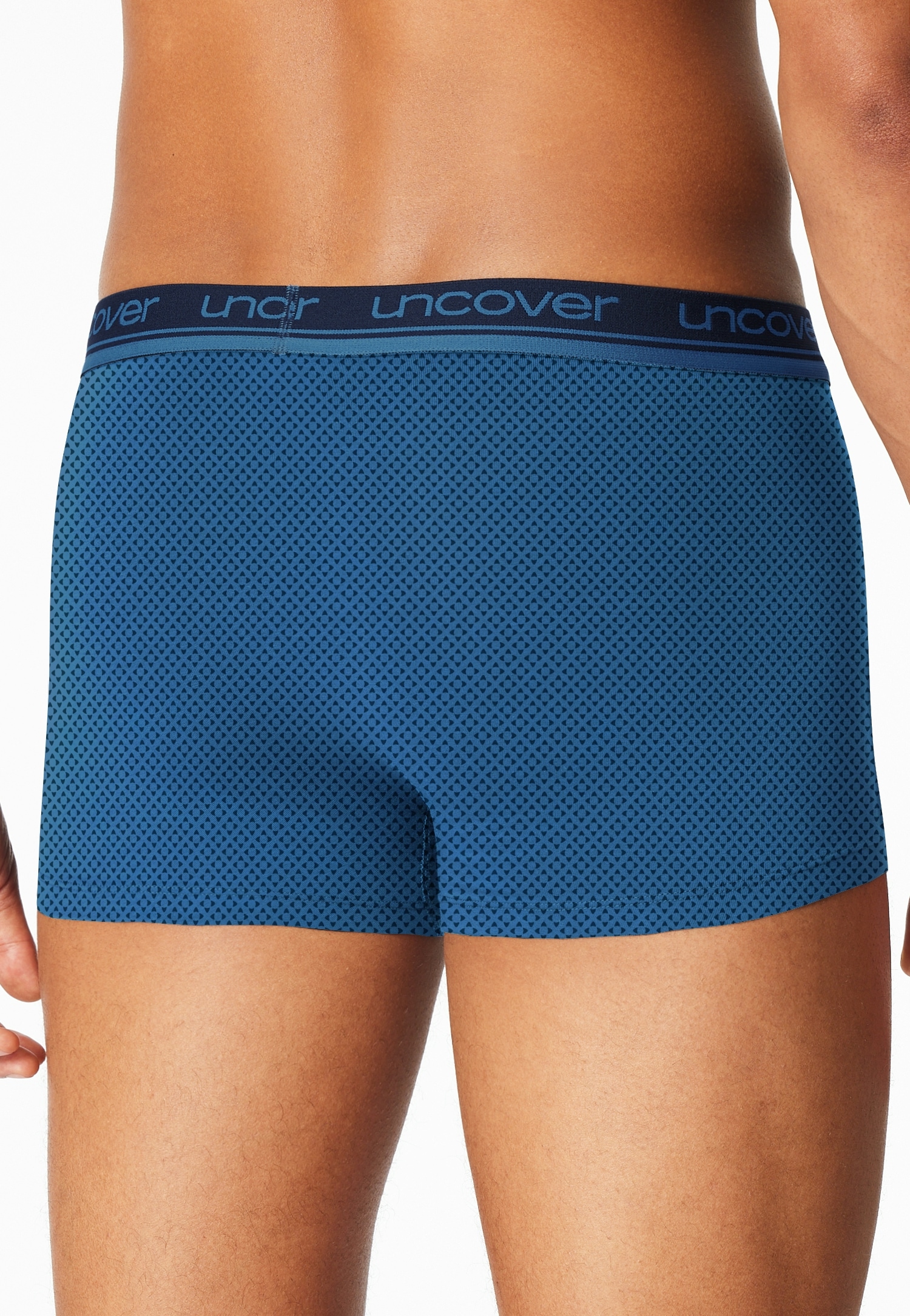 uncover by SCHIESSER Boxer »Uncover Cotton« 2er Pack,  ohne Eingriff, elastisch, Single Jersey-Qualität, Logo-Bund