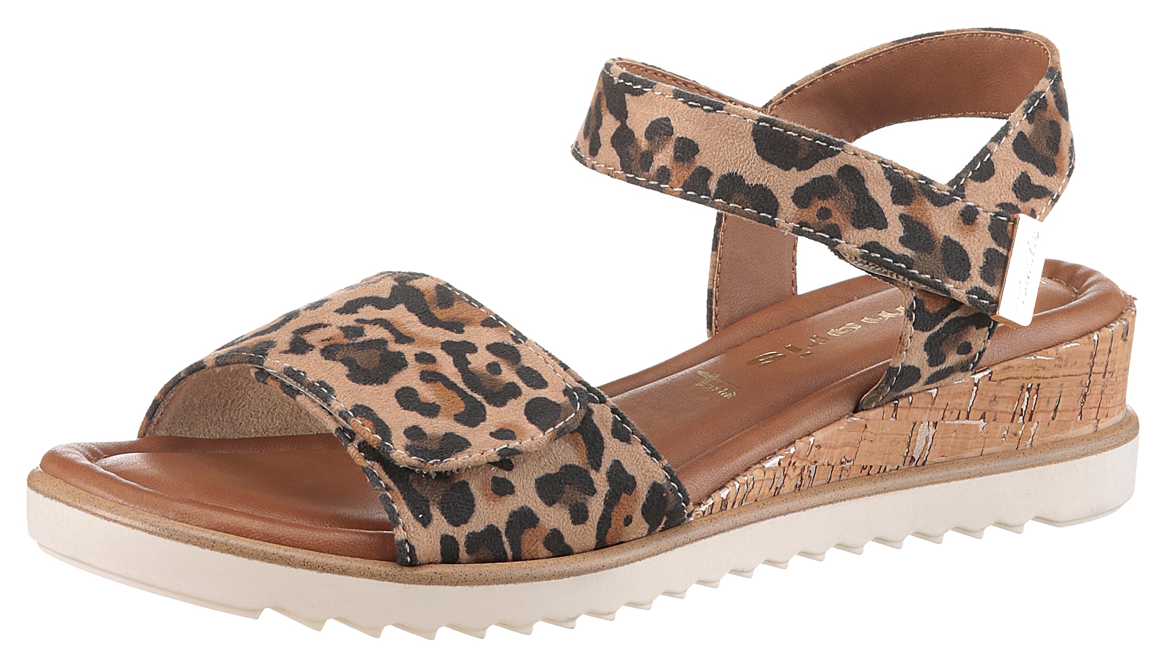 Tamaris Keilsandalette  , Riemchensandale, Sommerschuh in veganer Verarbeitung