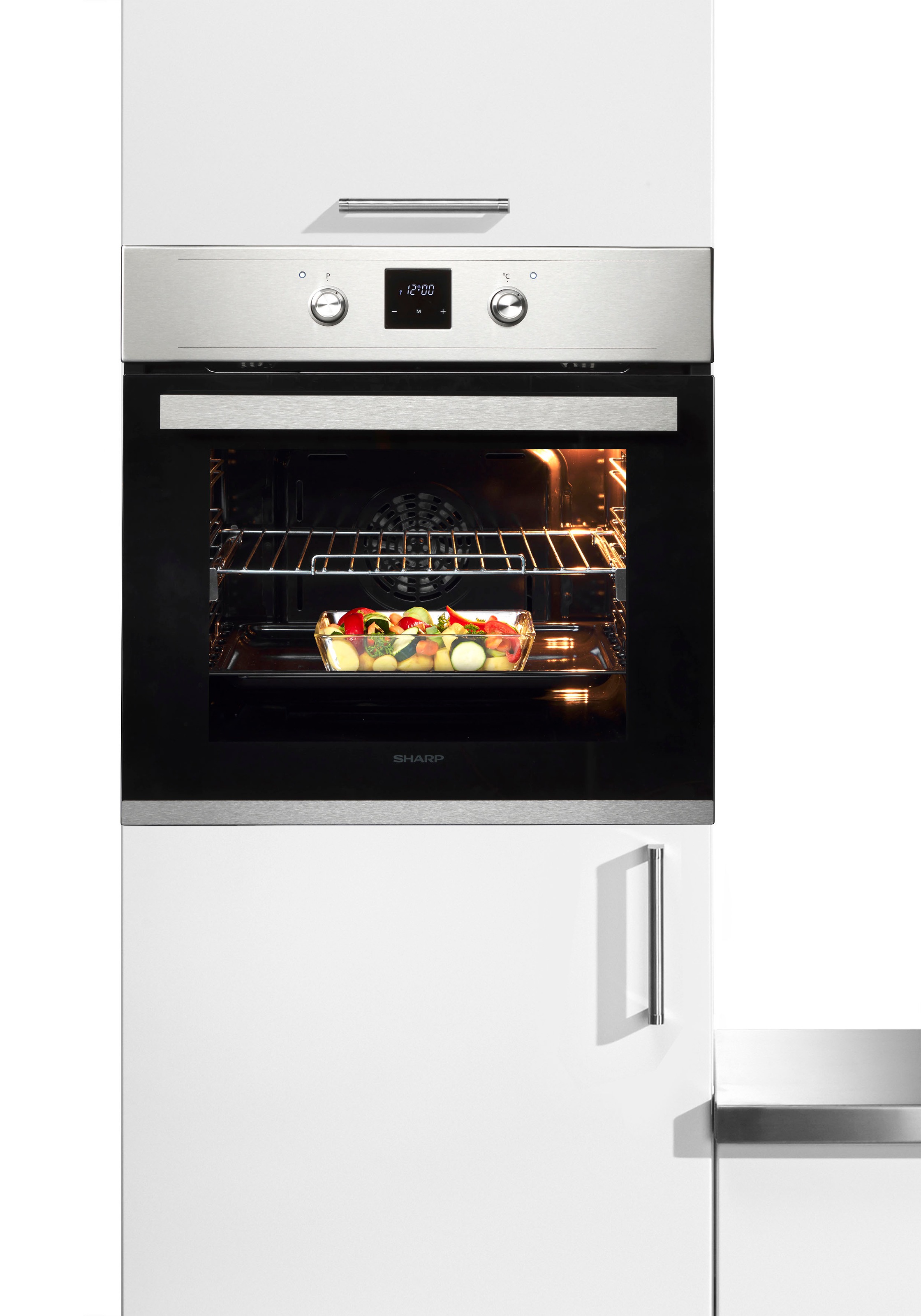 Sharp Einbaubackofen »K-60D19IM1-EU«, mit Vollauszug günstig online kaufen