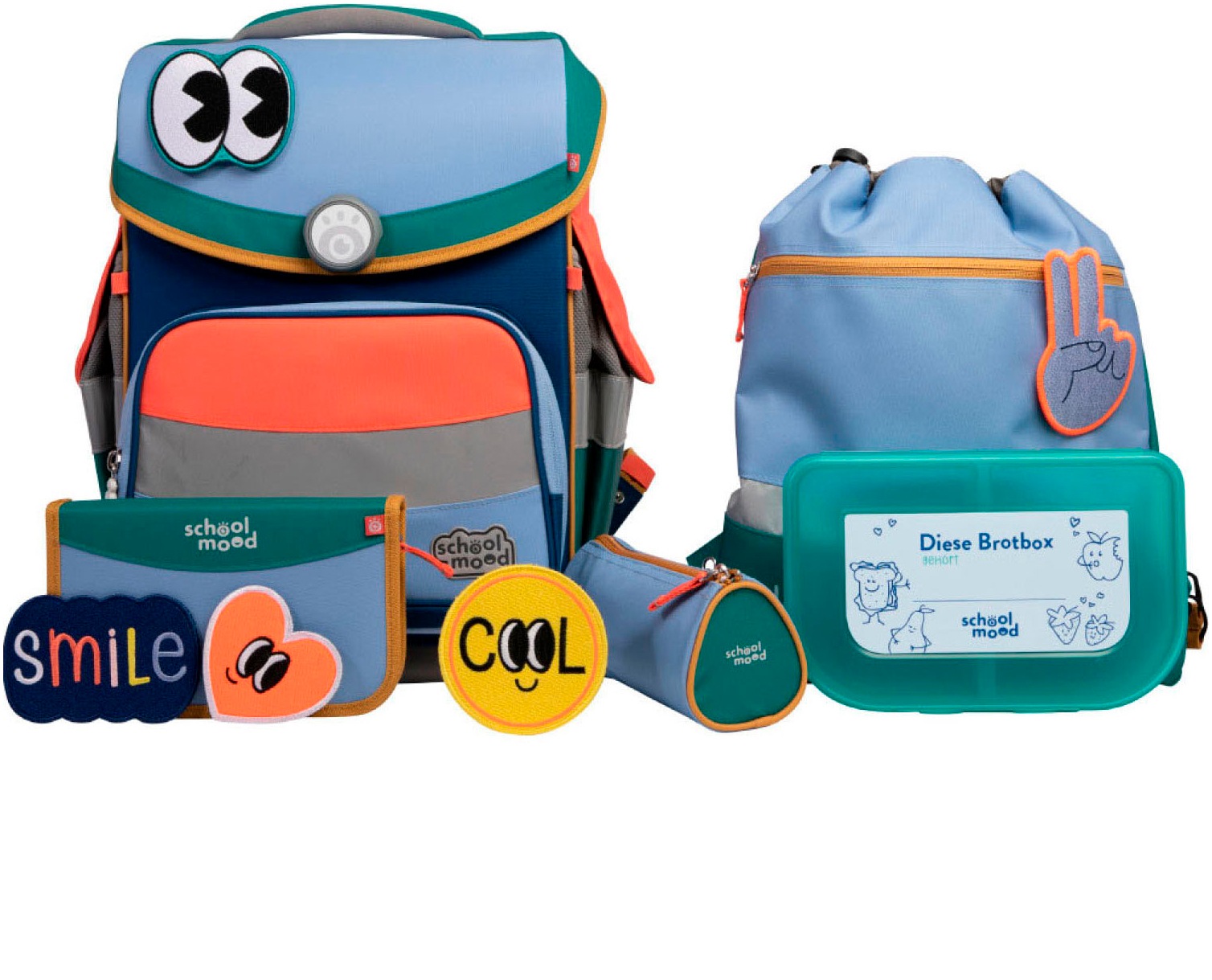 SCHOOL-MOOD® Schulranzen »Timeless Pro« retroreflektierende Flächen