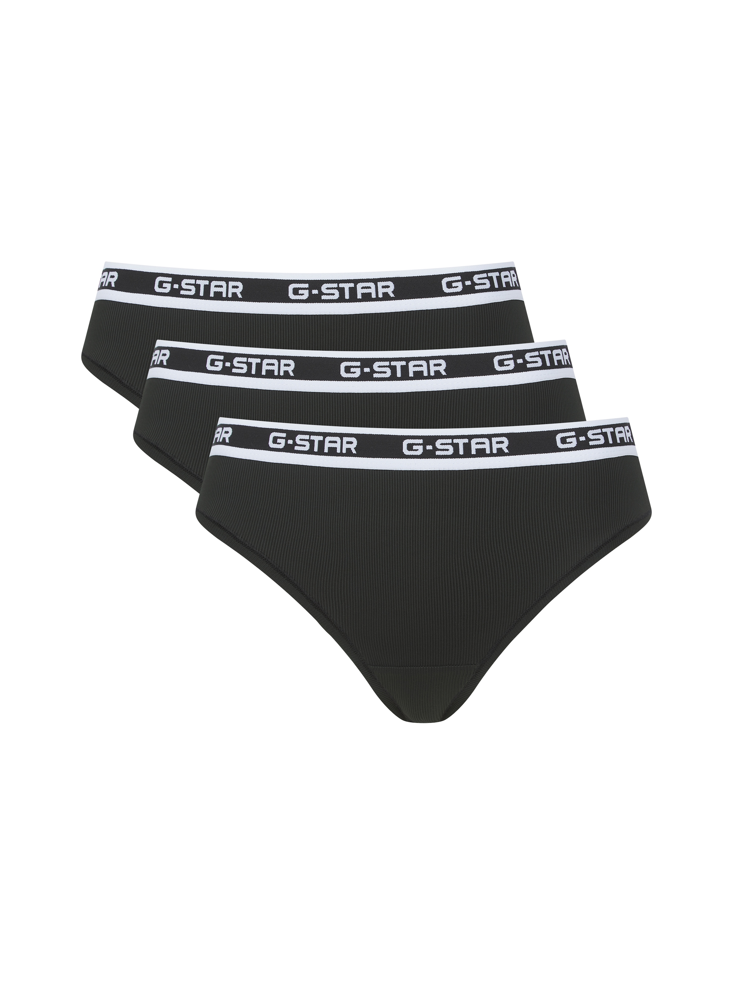 G-STAR Brasilslip »RHODONITE, 3 PACK BRAZILIAN BRIEFS« Packung, 3 Stk. unifarben, mit Logobund