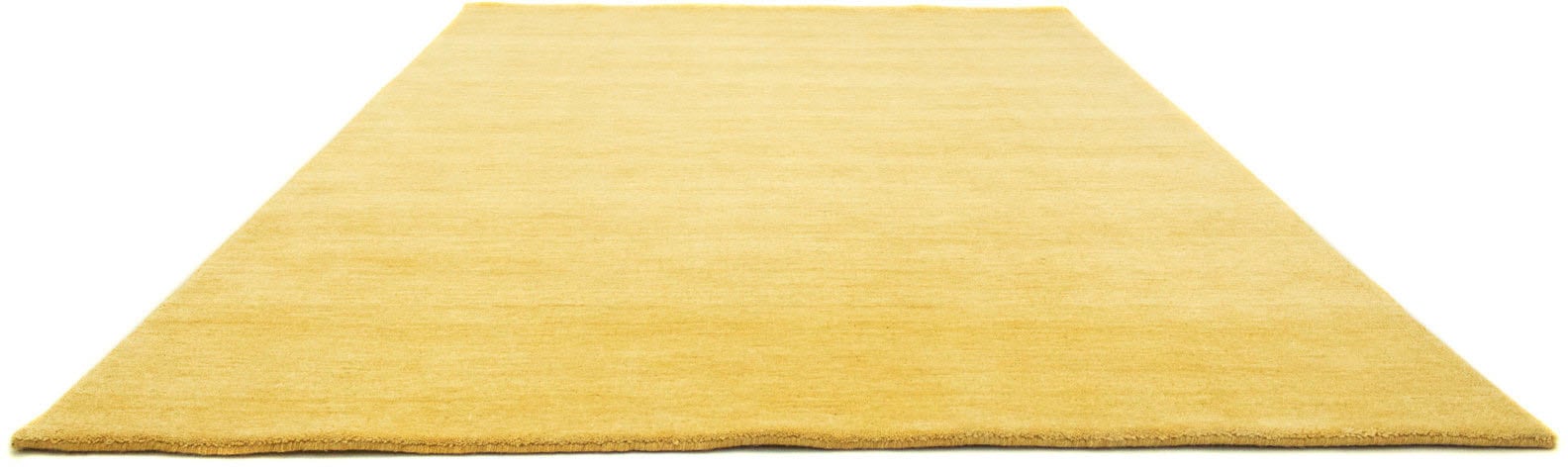 morgenland Wollteppich »Uni - Gabbeh Teppich - Softy«, rechteckig, 1,6 mm Höhe, Gabbeh Optik, Uni Farben, reine Wolle, sehr weicher Flor, Wohnzimmer