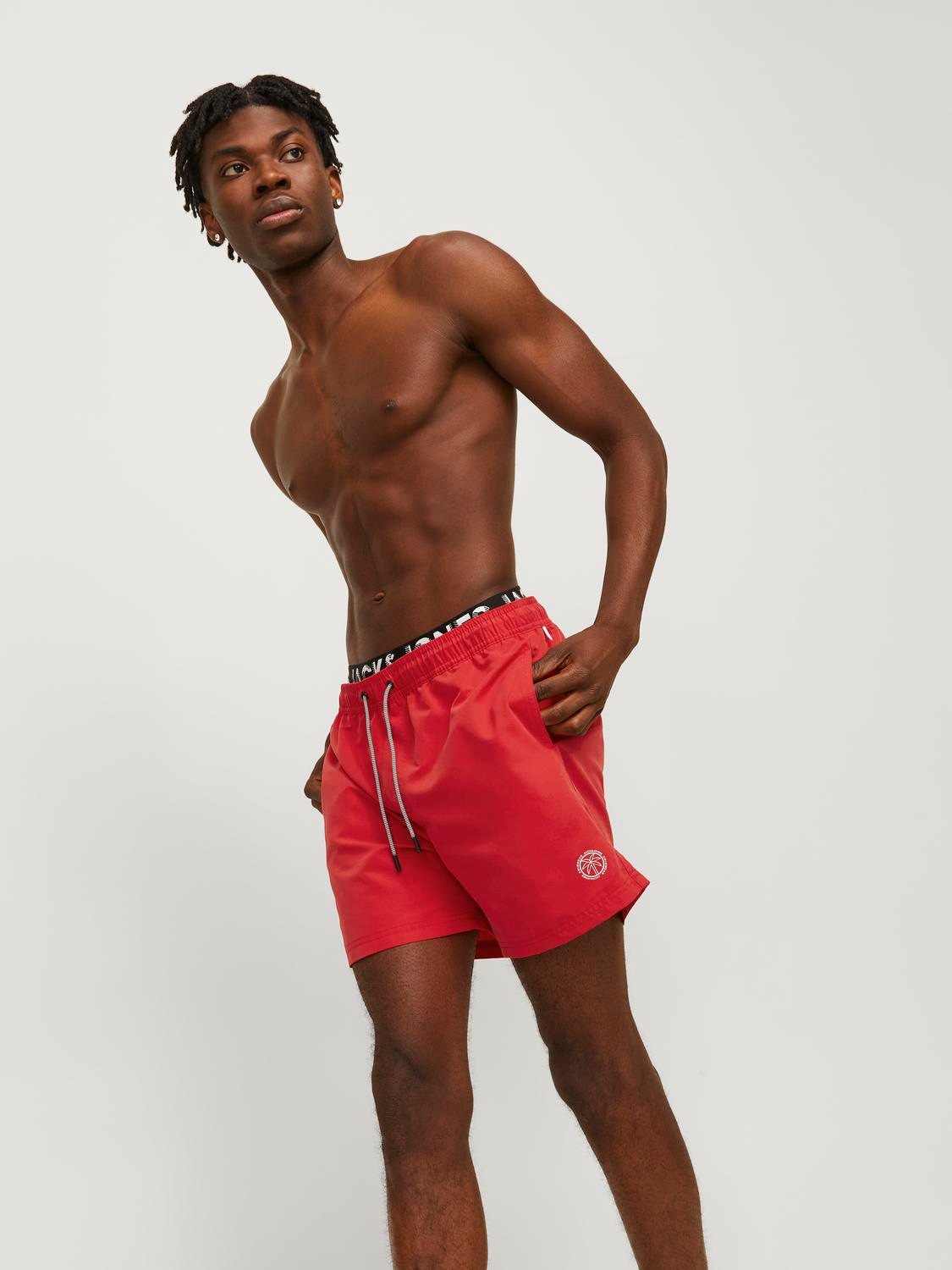 2. Bild von Jack & Jones Badeshorts »JPSTFIJI JJSWIM DB WB LY SN«