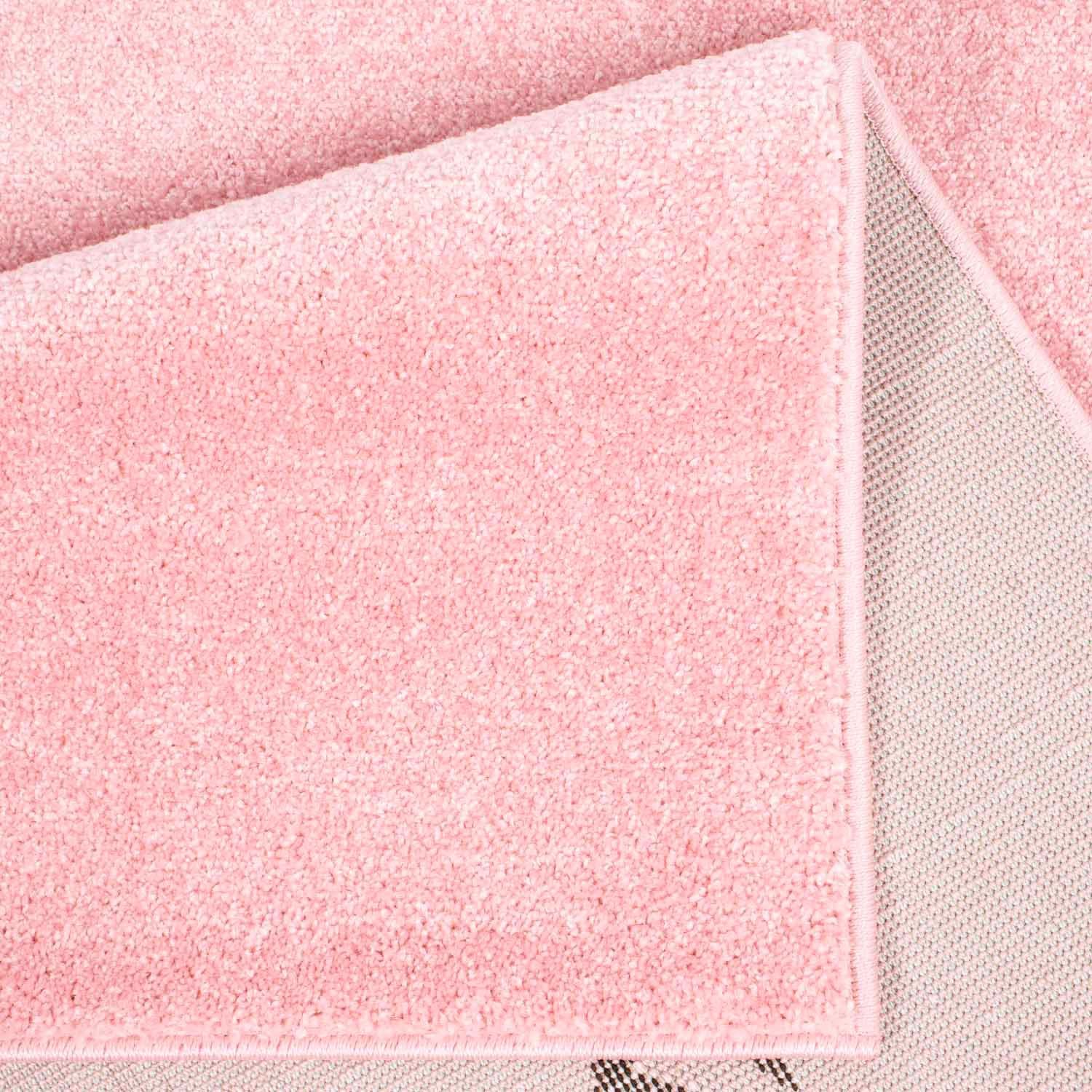 Carpet City Kinderteppich »Bubble Kids 1331«, rechteckig, 11 mm Höhe, Spielteppich, Katze, Krone, Weicher Flor, Pflegeleicht, Kinderzimmer