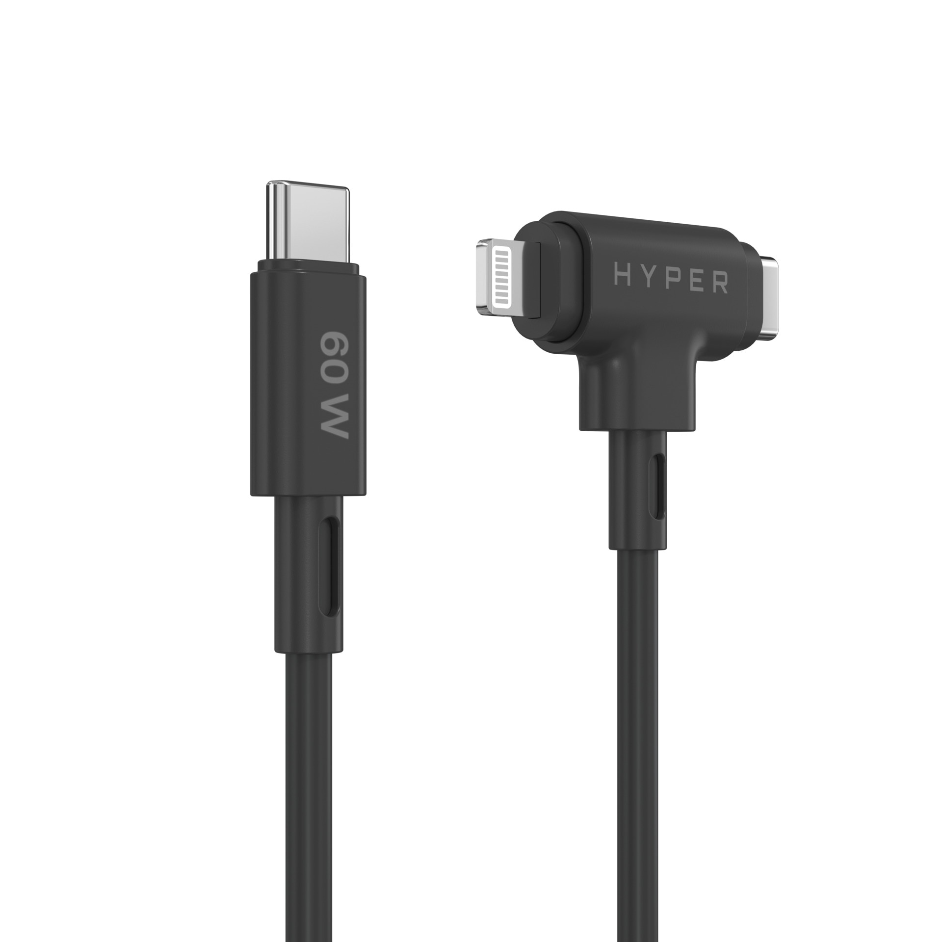 Targus USB-Kabel »HyperJuice Silicone USB-C zu USB-C Lightning Hybrid 60W« Lightning | USB-C