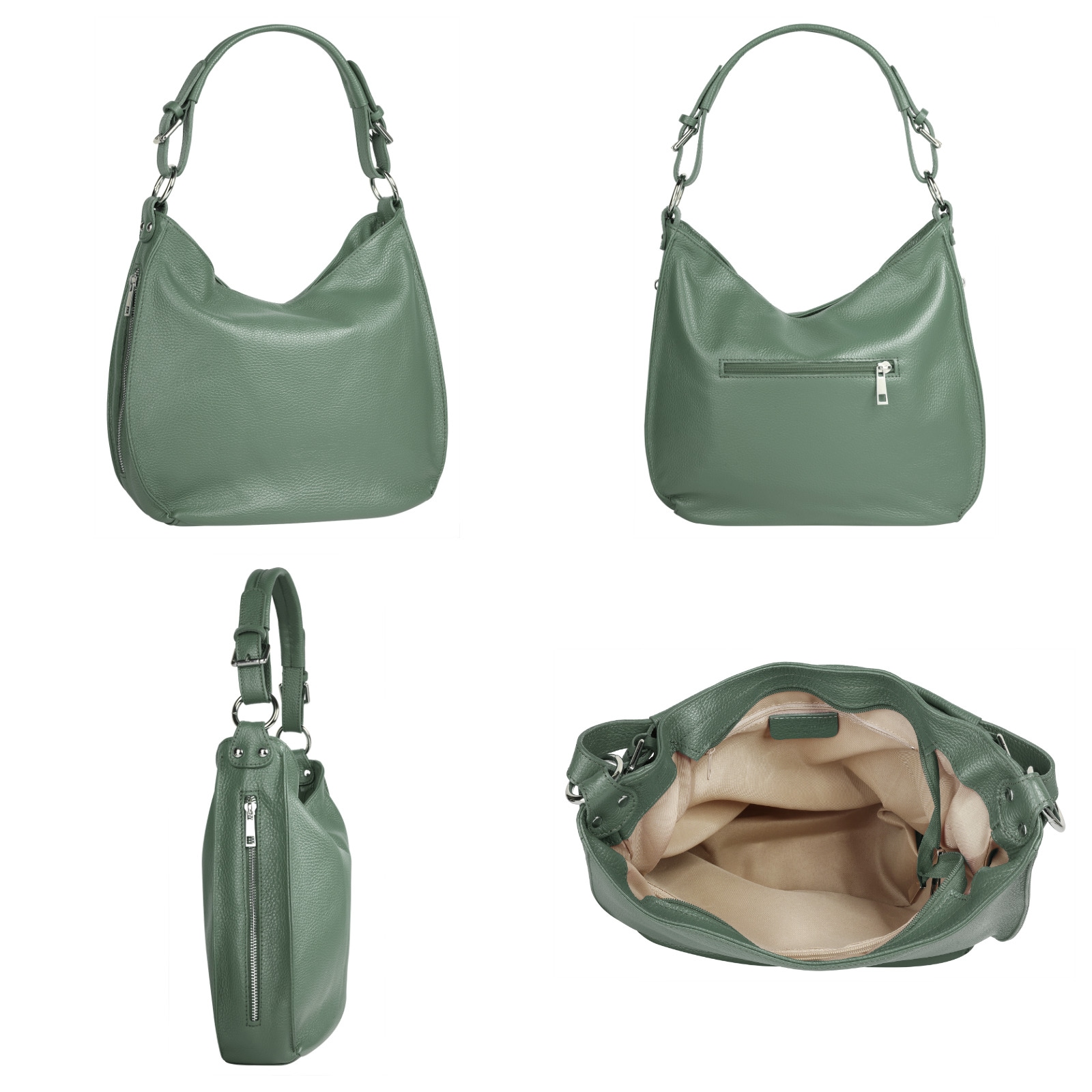Samantha Look Shopper, echt Leder, Made in Italy