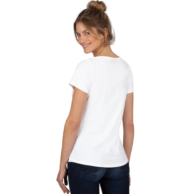 Trigema T-Shirt »TRIGEMA Schickes Damen T-Shirt in Öko-Qualität« online  bestellen