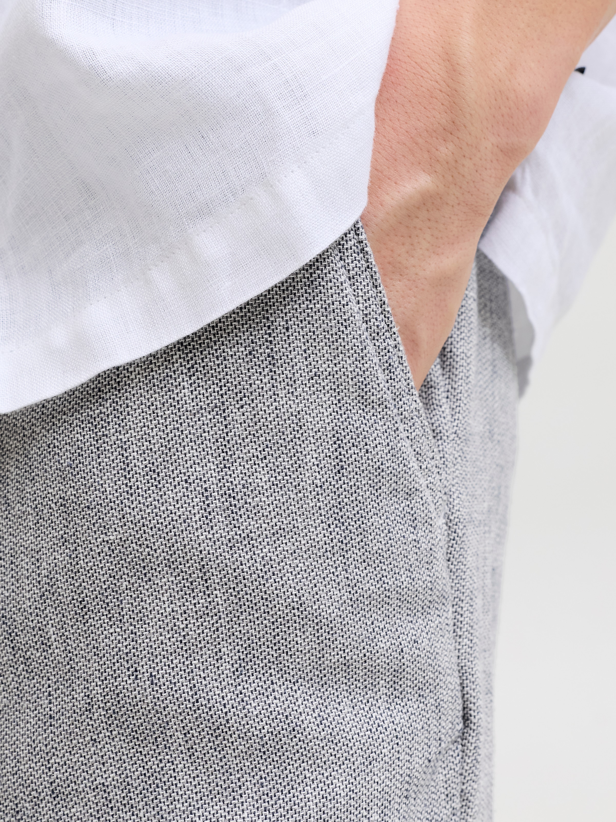 Jack & Jones Chinoshorts »JPSTACE MYKONOS LINEN BLEND SHORTS SRT«